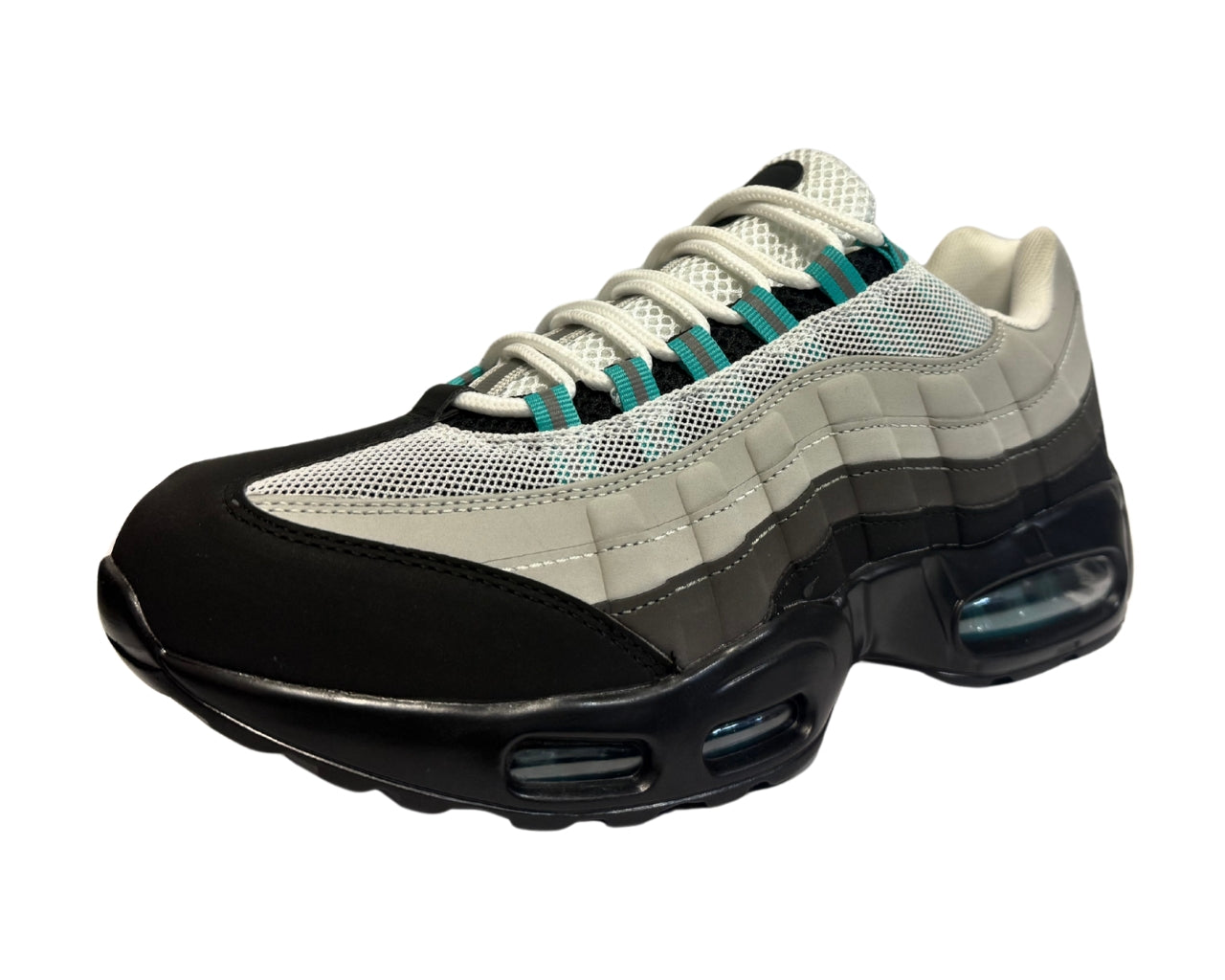 Men's Air Cushioned Sports Comfort Sole Lace Up Trainers