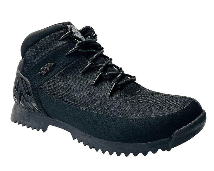 Men's Faux Leather Lace Up Hiking Boots