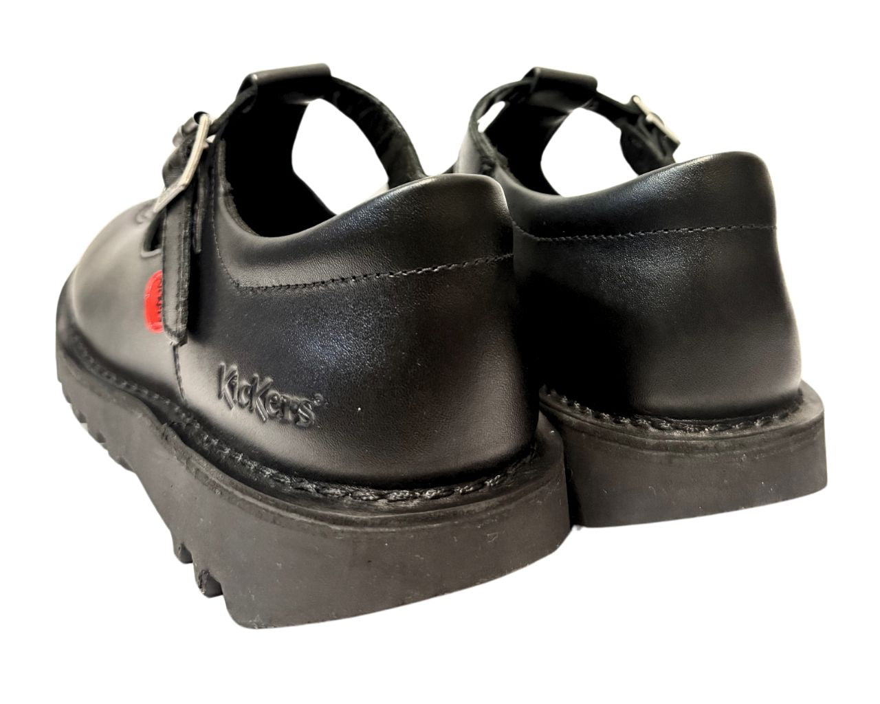 Kickers kick T Bar YF Leather 1002 T BAR Shoes Black