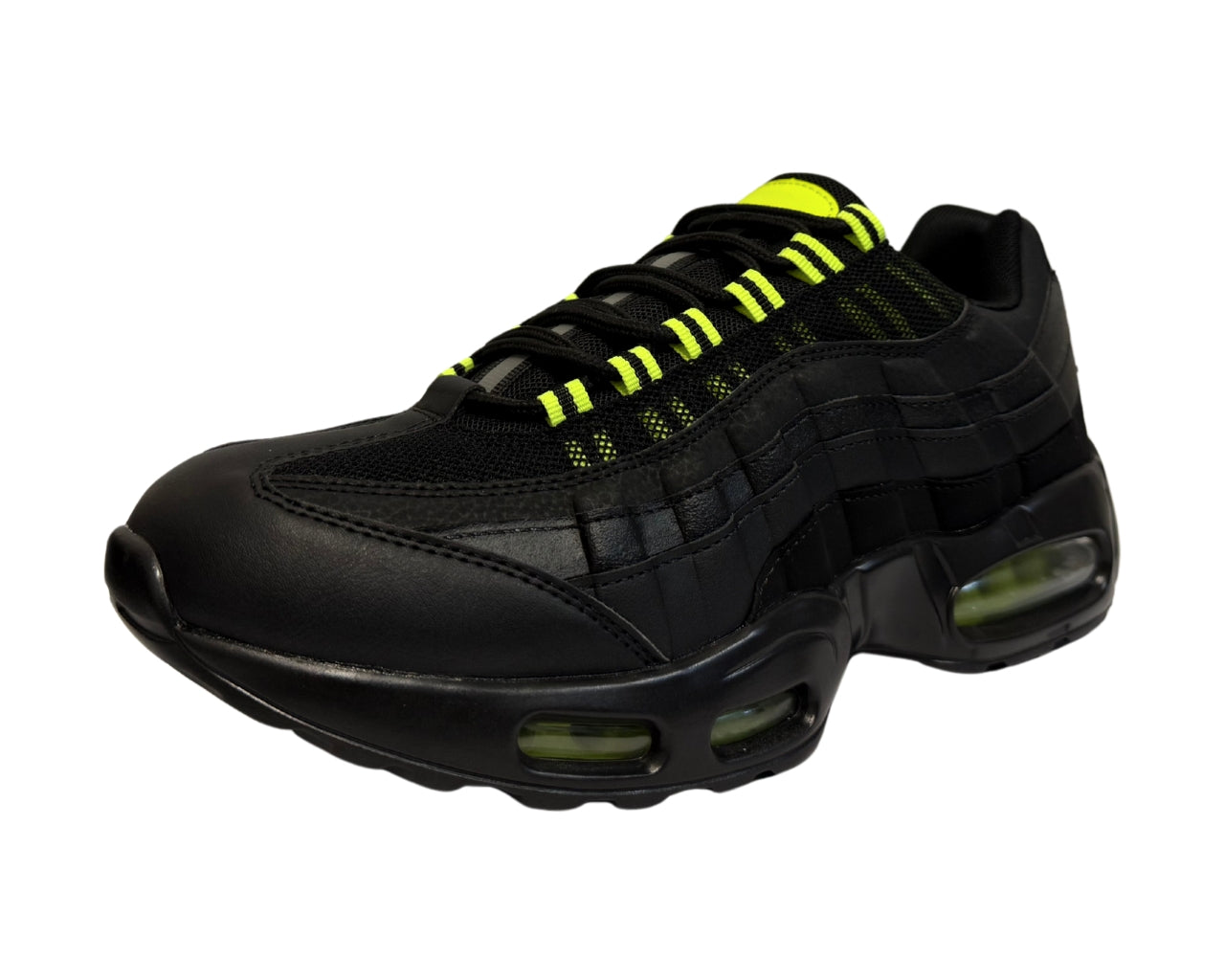 Men's Air Cushioned Sports Comfort Sole Lace Up Trainers