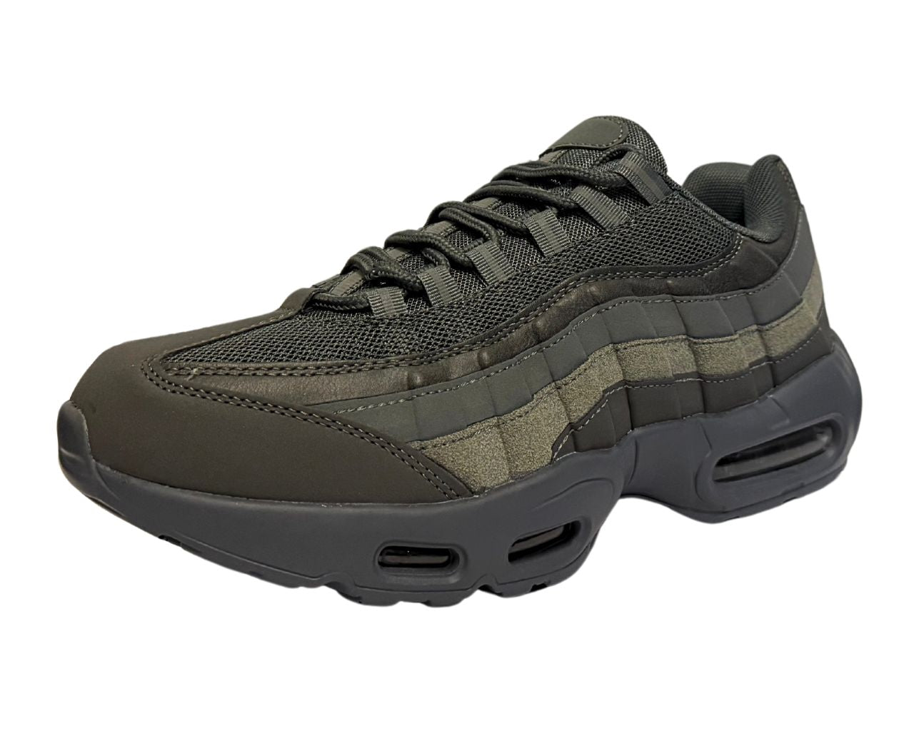 Men's Air Cushioned Sports Flexible Lace Up Trainers