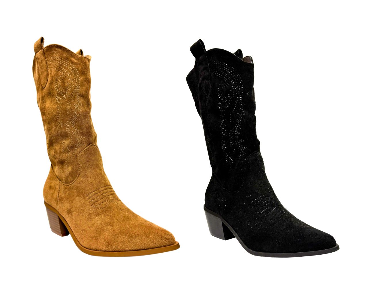 Women's Western Cowboy Embroidered Long Boots