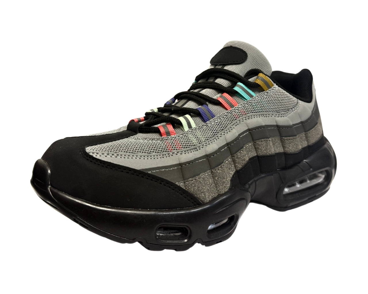 Men's Air Cushioned Sports Comfort Sole Lace Up Trainers
