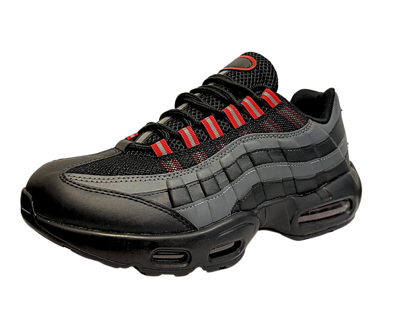 Men's Air Cushioned Sports Flexible Lace Up Trainers