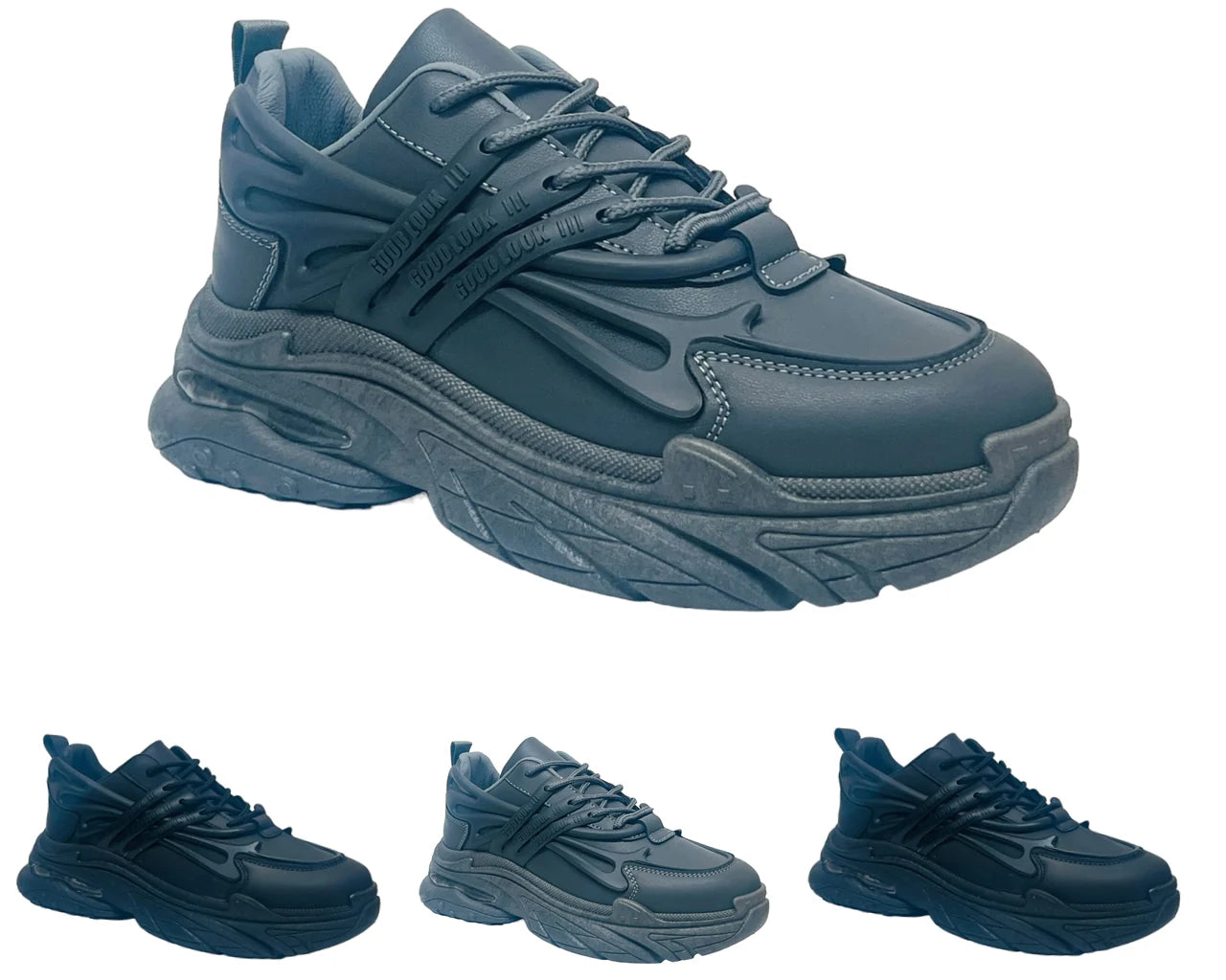 Men's Casual Chunky Sole Lace Up Trainers