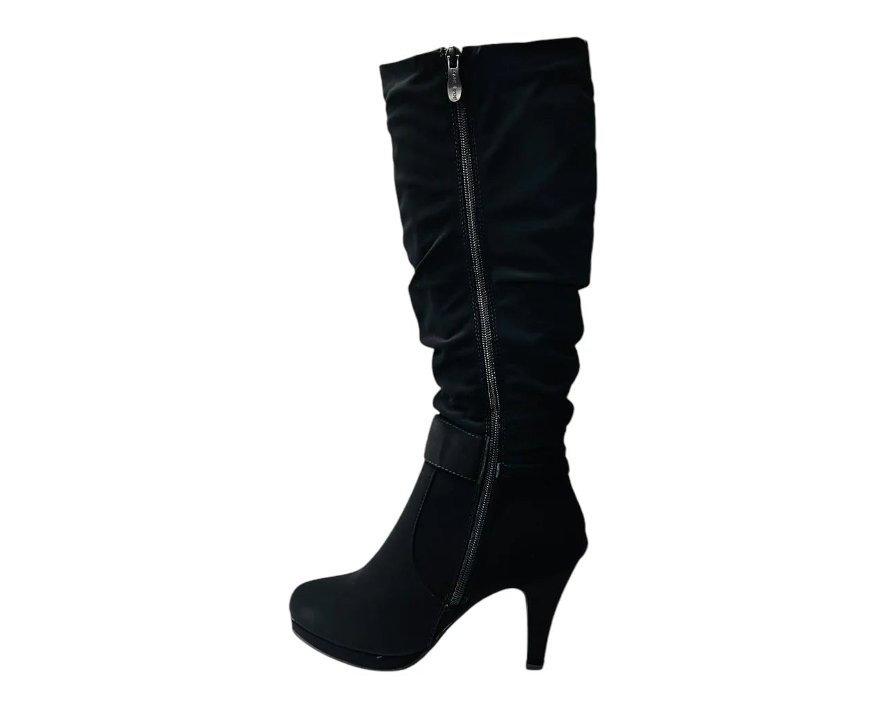 Women's Stiletto Heel Full Zip Knee High Boots
