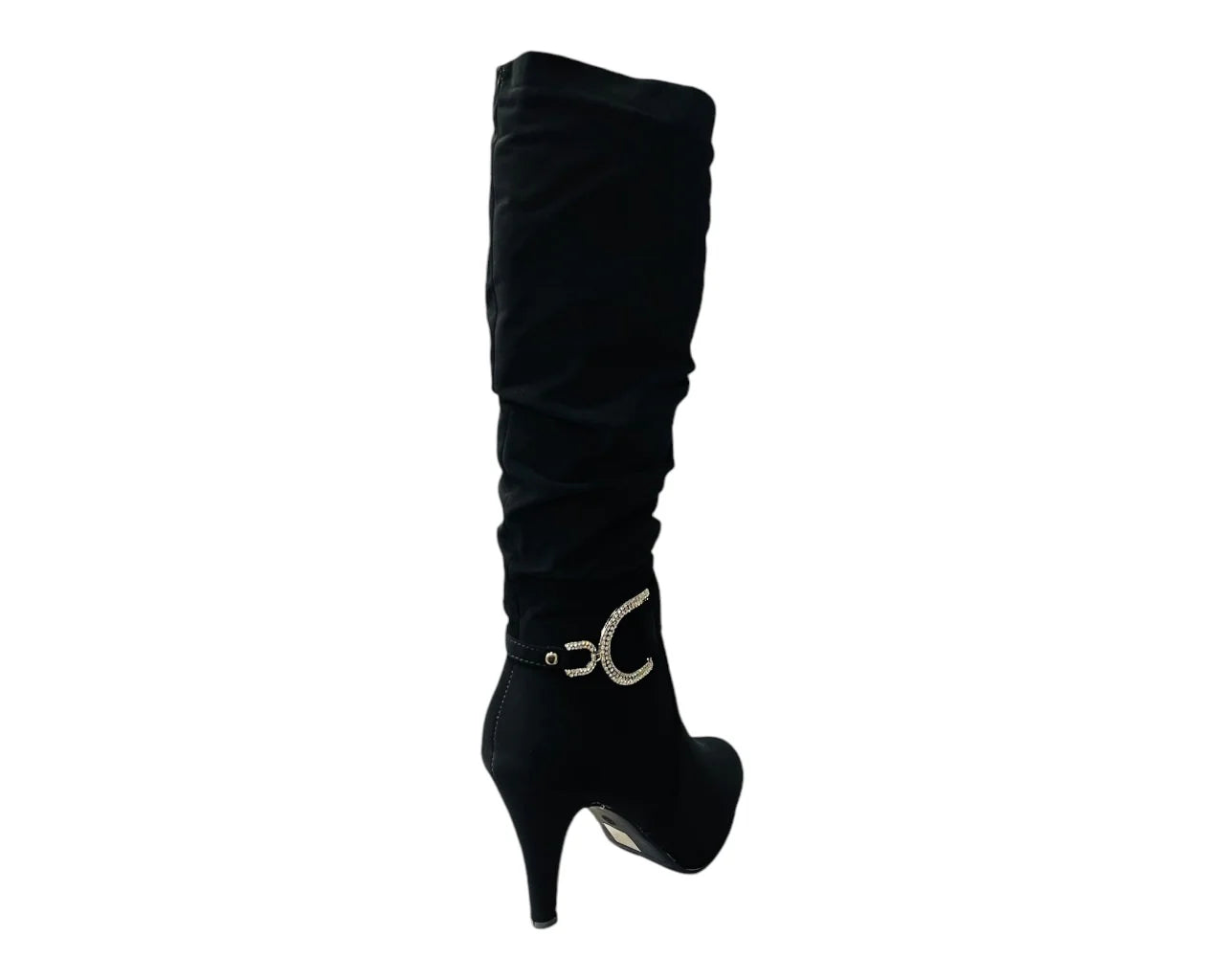 Women's Stiletto Heel Full Zip Knee High Boots