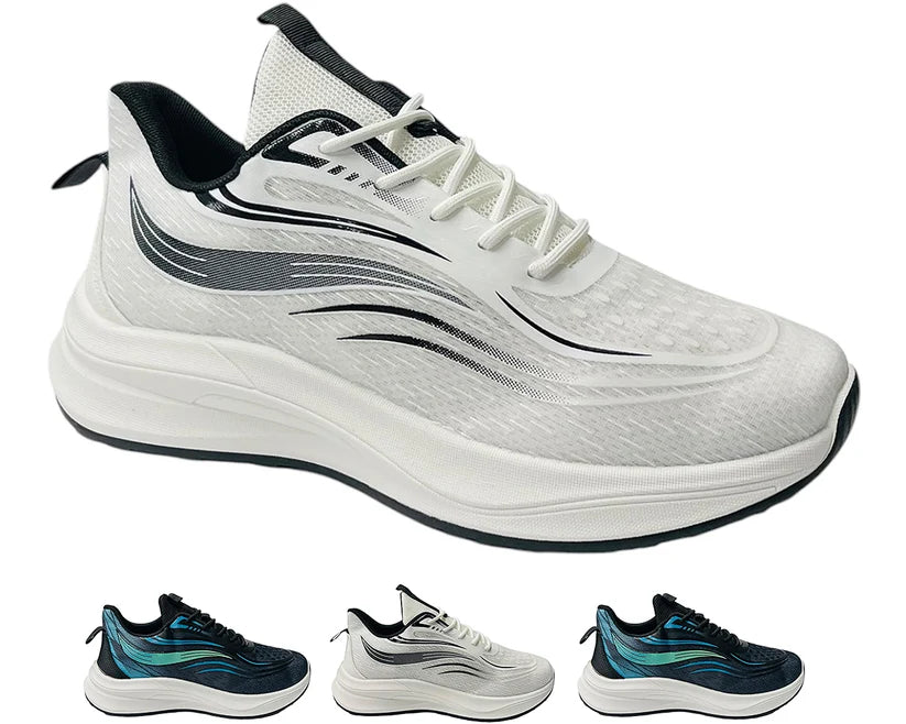 Men's Comfort Breathable Mesh Sports Lace Up Trainers