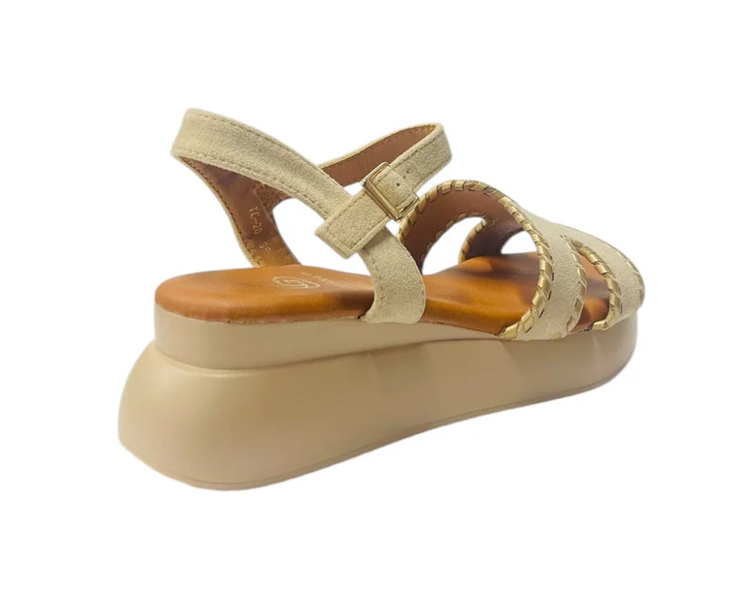Women's Lightweight Ankle Strap Padded Wedge Sandals