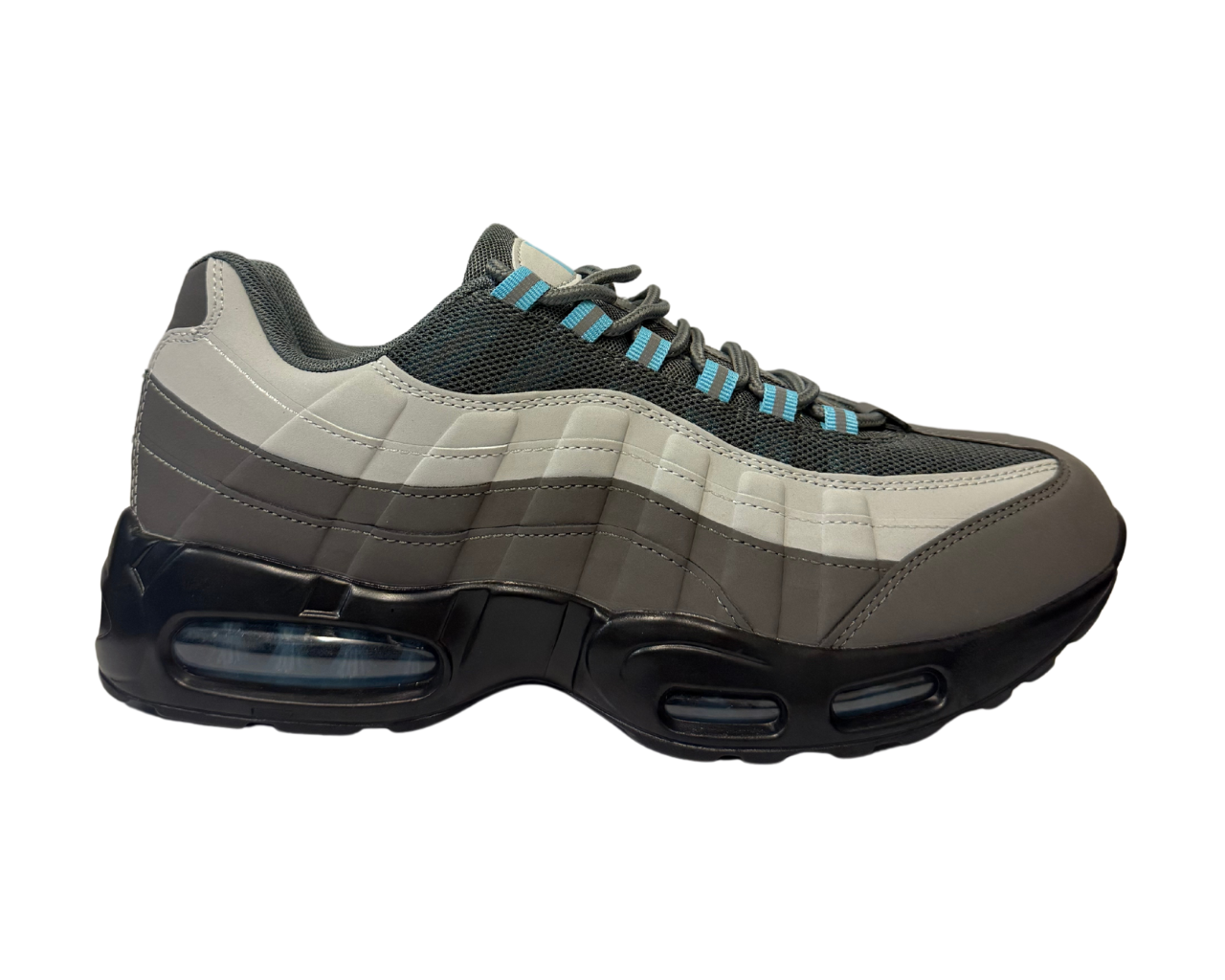 Men's Air Cushioned Sports Comfort Sole Lace Up Trainers