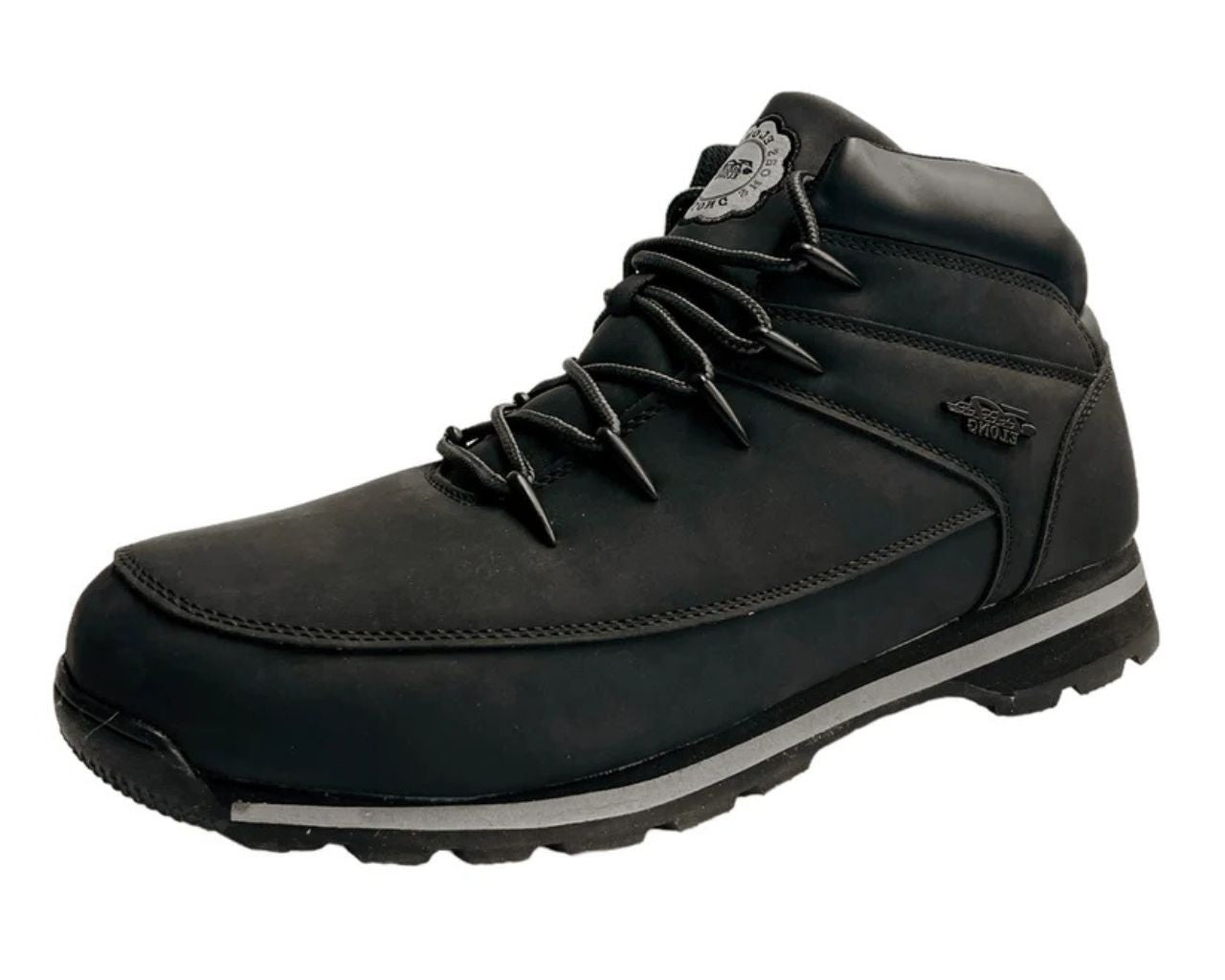 Men's Faux Leather Lace Up Hiking Boots