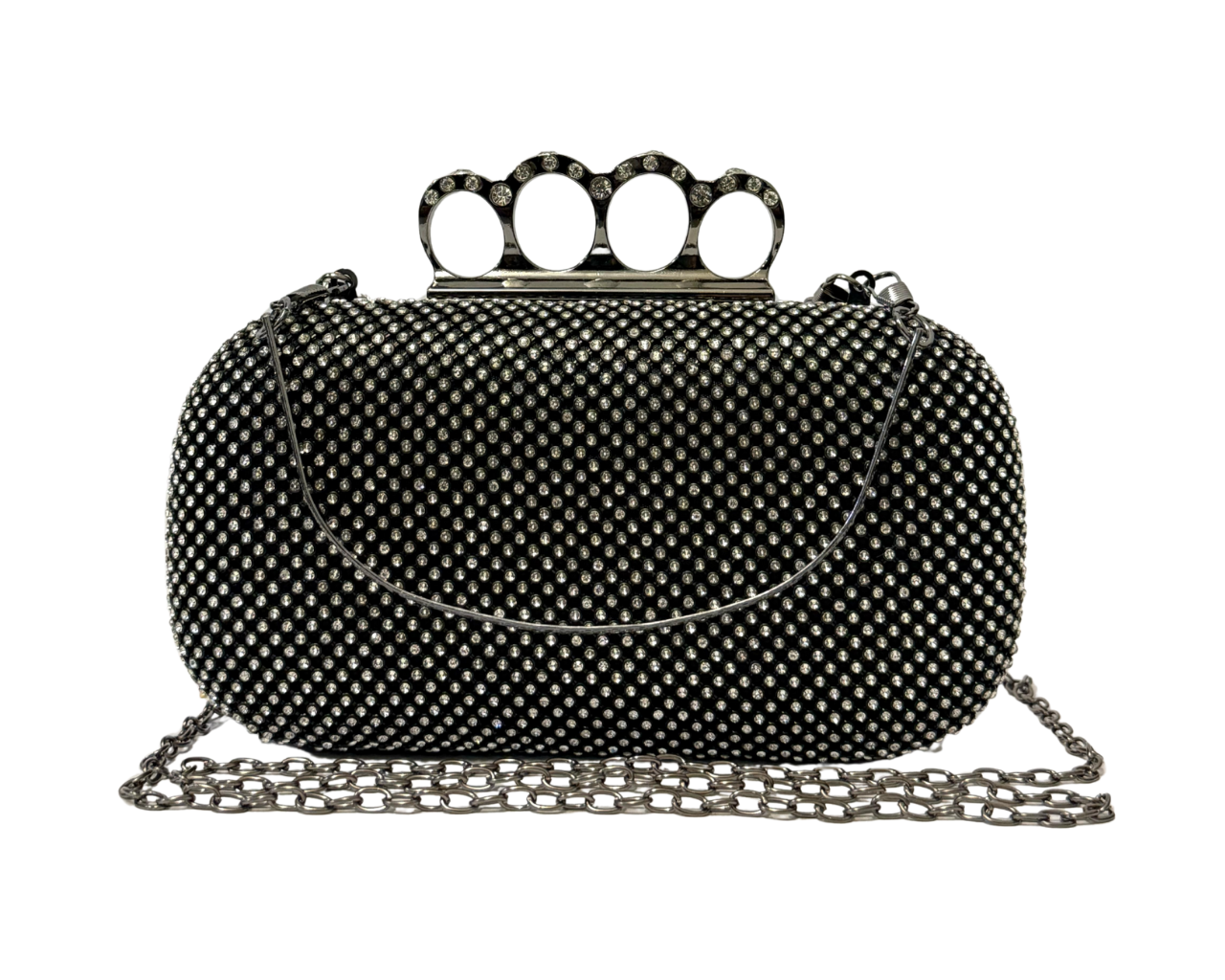 Women Girls Diamante Glitter Clutch Hand Bag