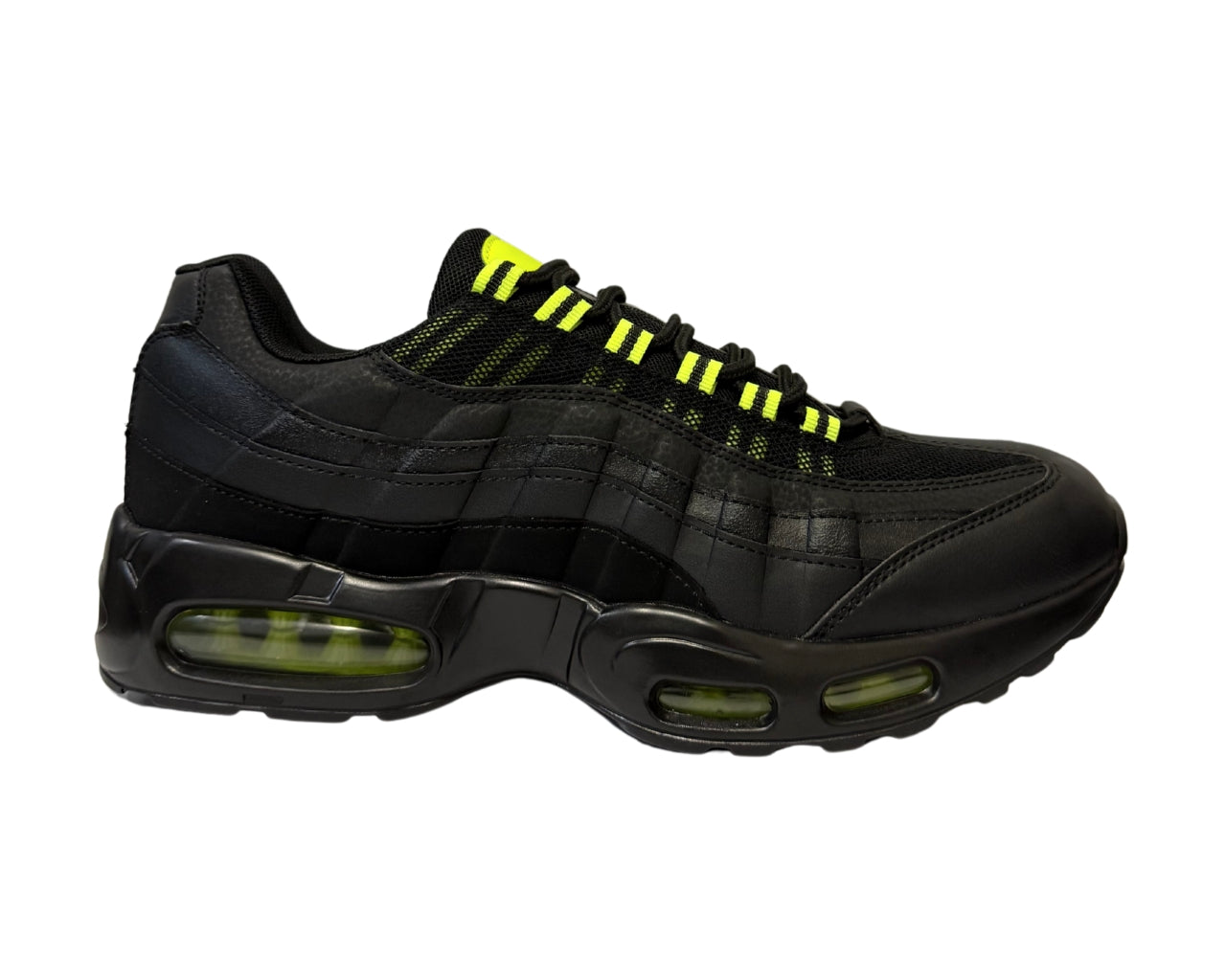 Men's Air Cushioned Sports Comfort Sole Lace Up Trainers