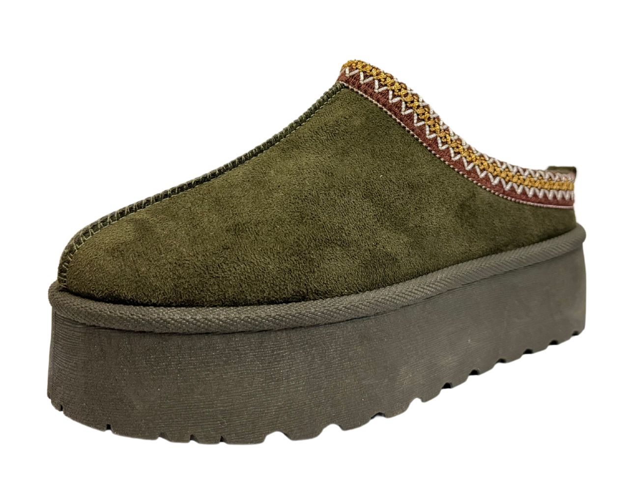 Women's Fold Over Faux Fur Lining Platform Ankle Boots