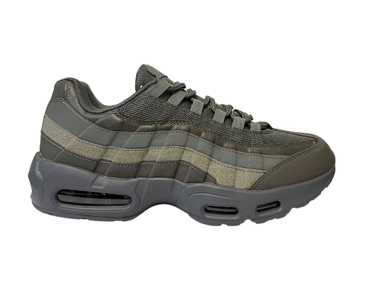 Men's Air Cushioned Sports Flexible Lace Up Trainers