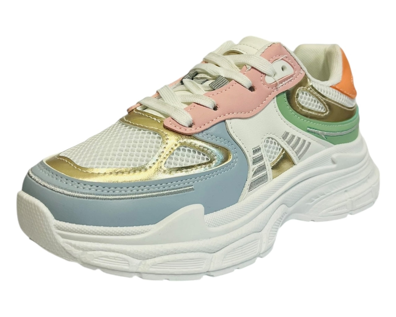 Women's Casual Chunky Sole Lace Up Trainers