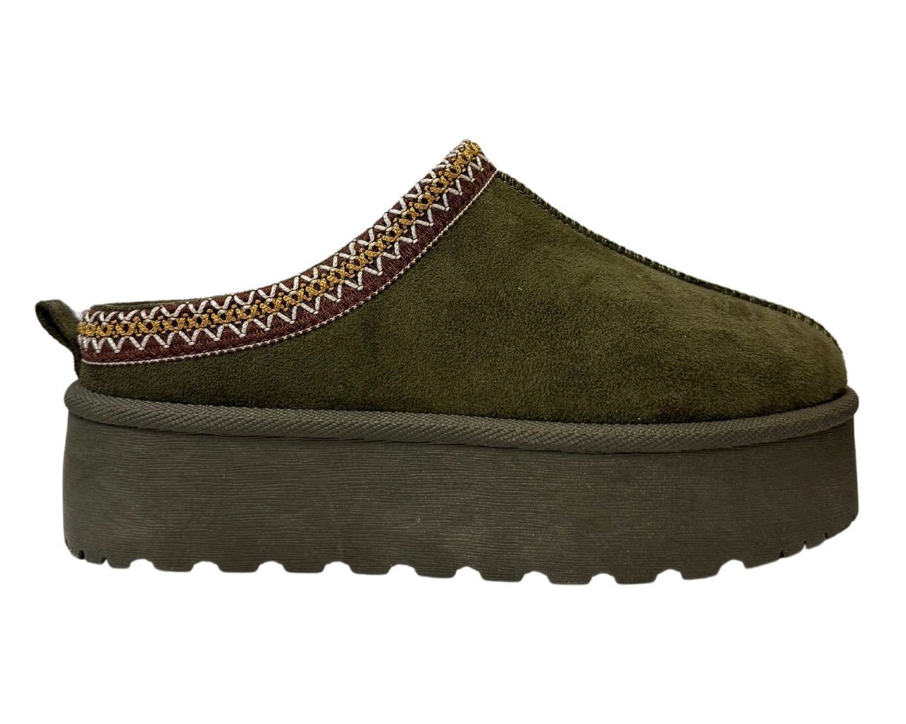 Women's Fold Over Faux Fur Lining Platform Ankle Boots