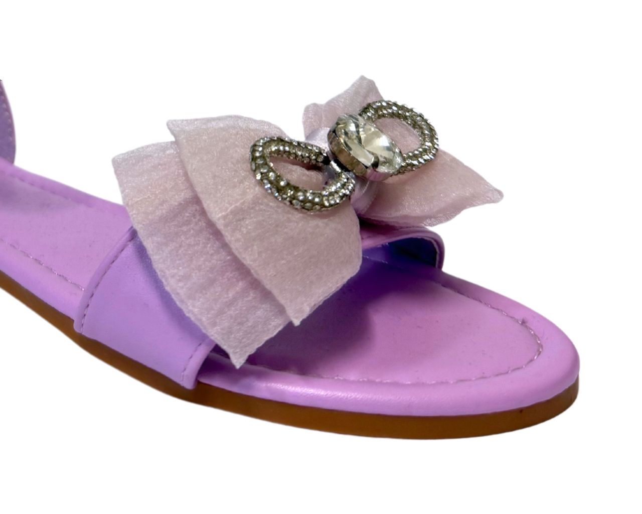 Women's Smart Flat Jewelled Comfy Sliders