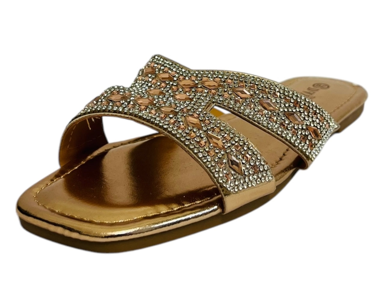 Women's Lightweight Smart Faux Leather Flat Slider