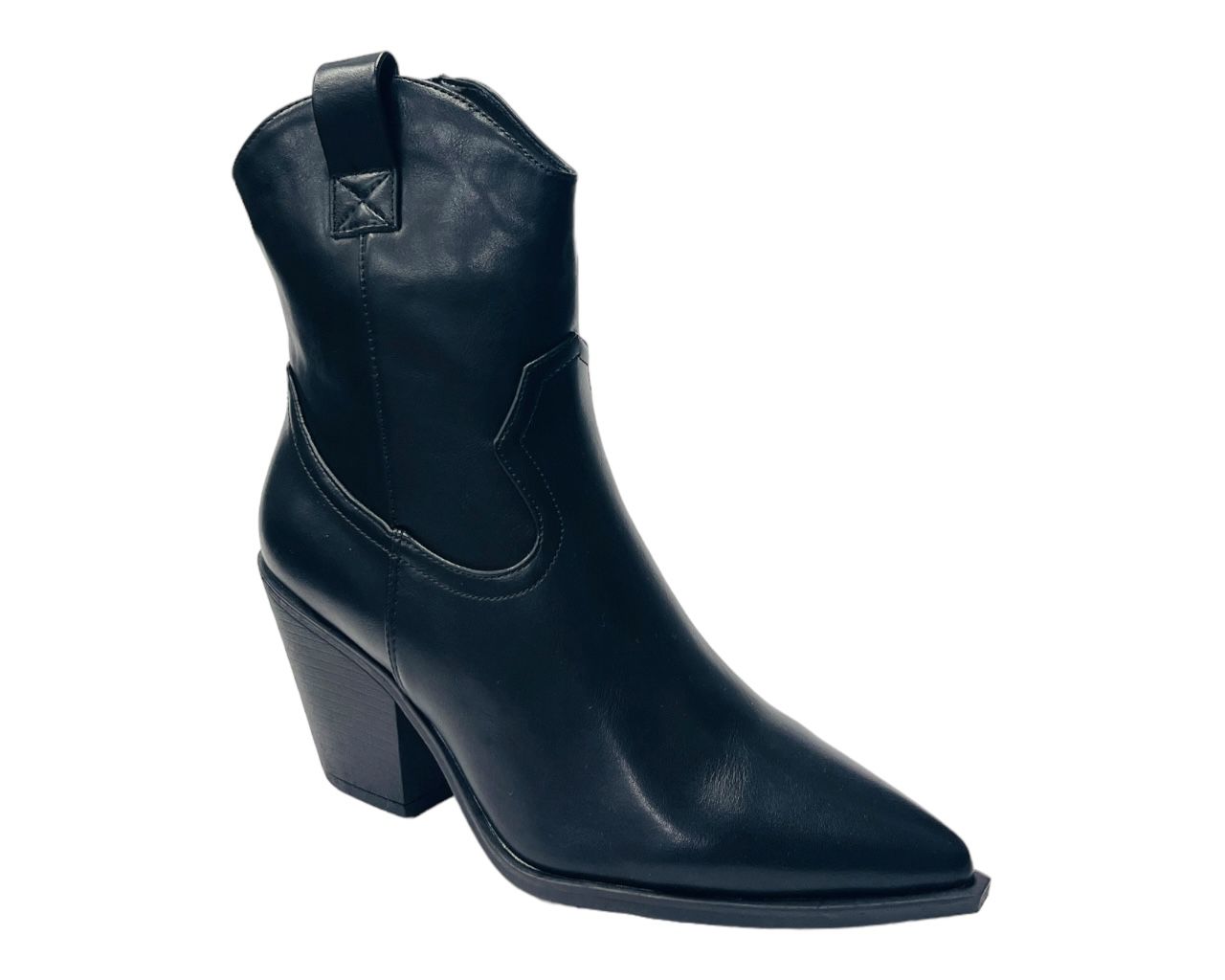 Mid Calf Cowboy Embroidery Boots
