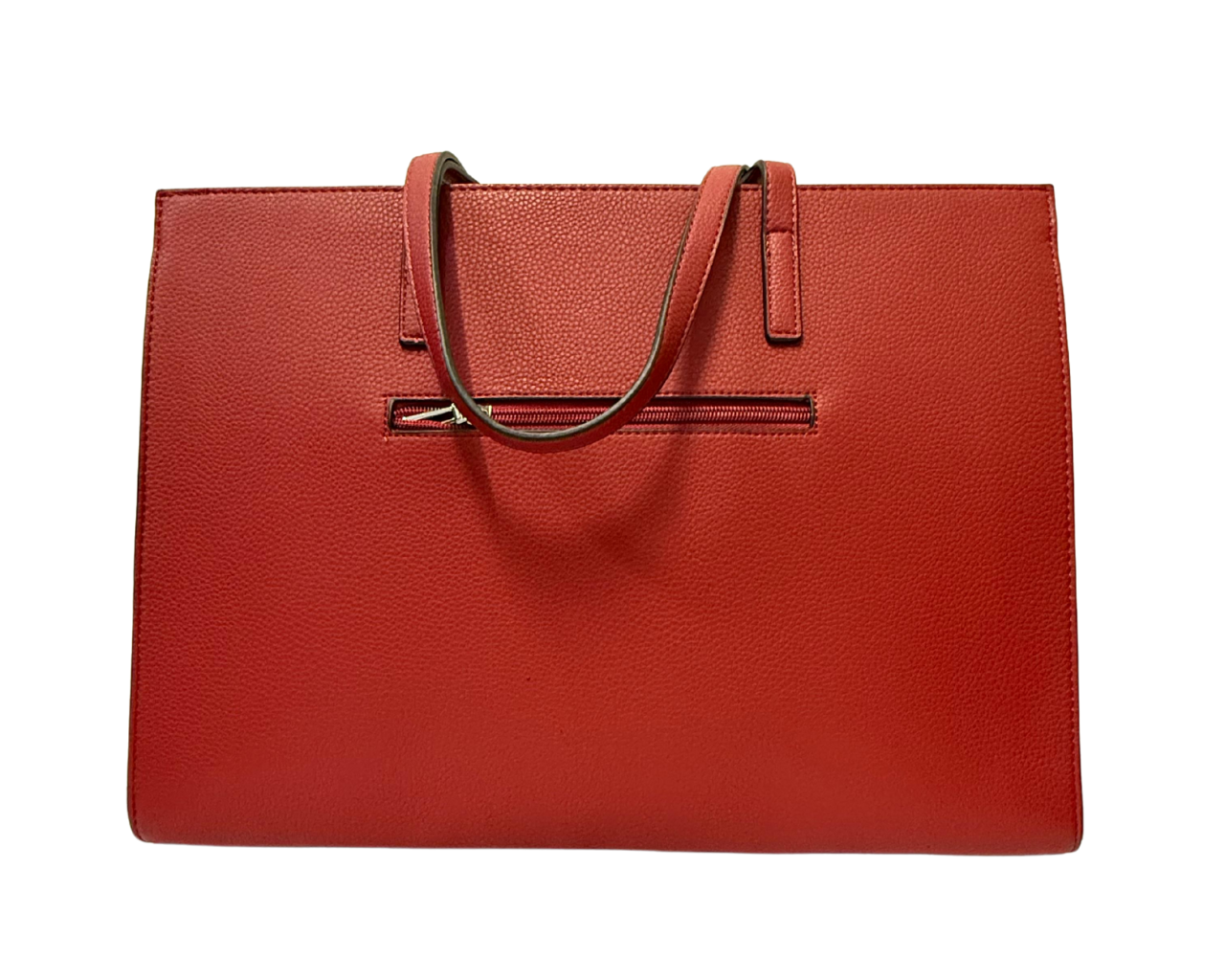 Women's Faux leather Shoulder bag with pompom and scarf