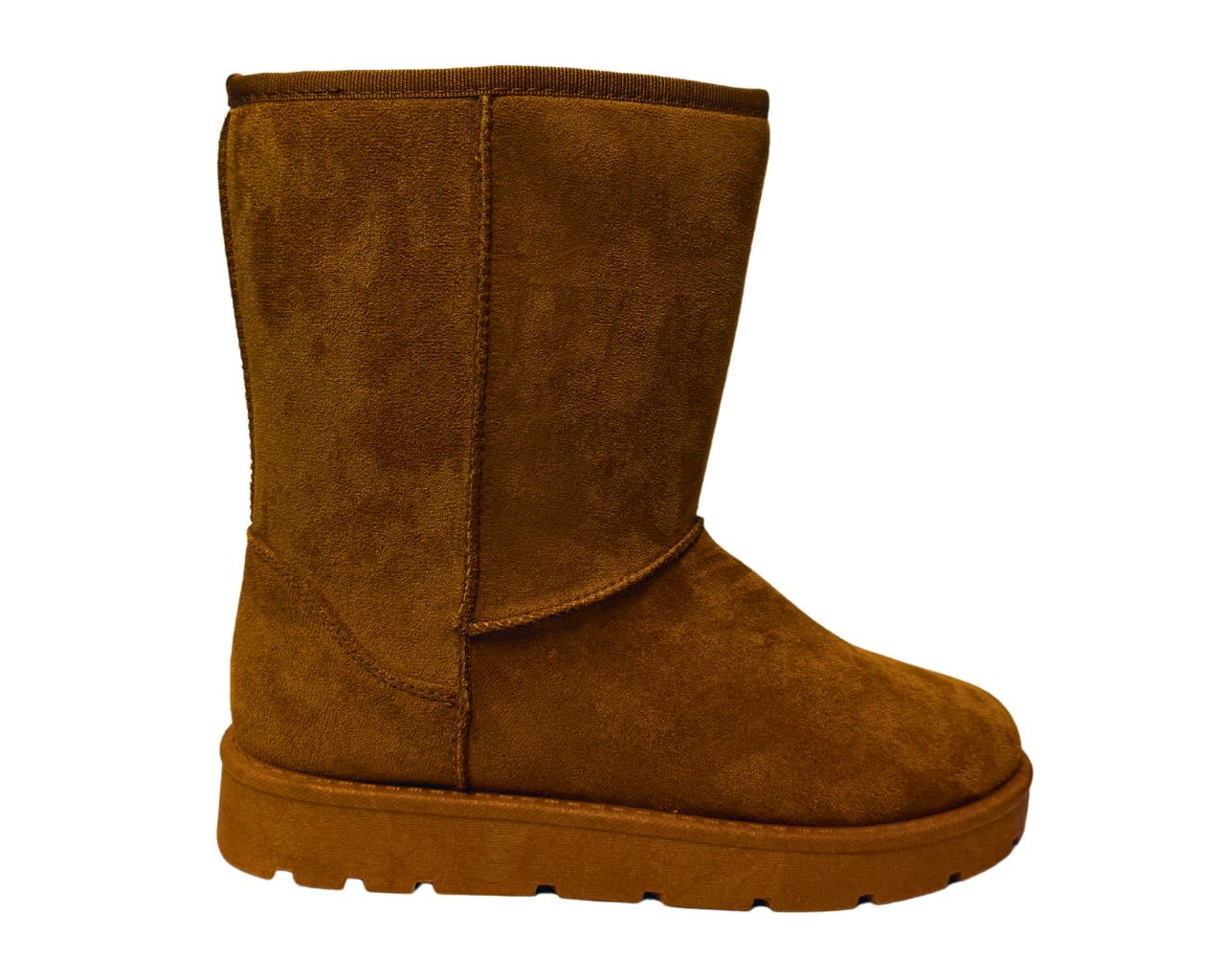 Women's Faux Suede Fur Platform Ankle Boots