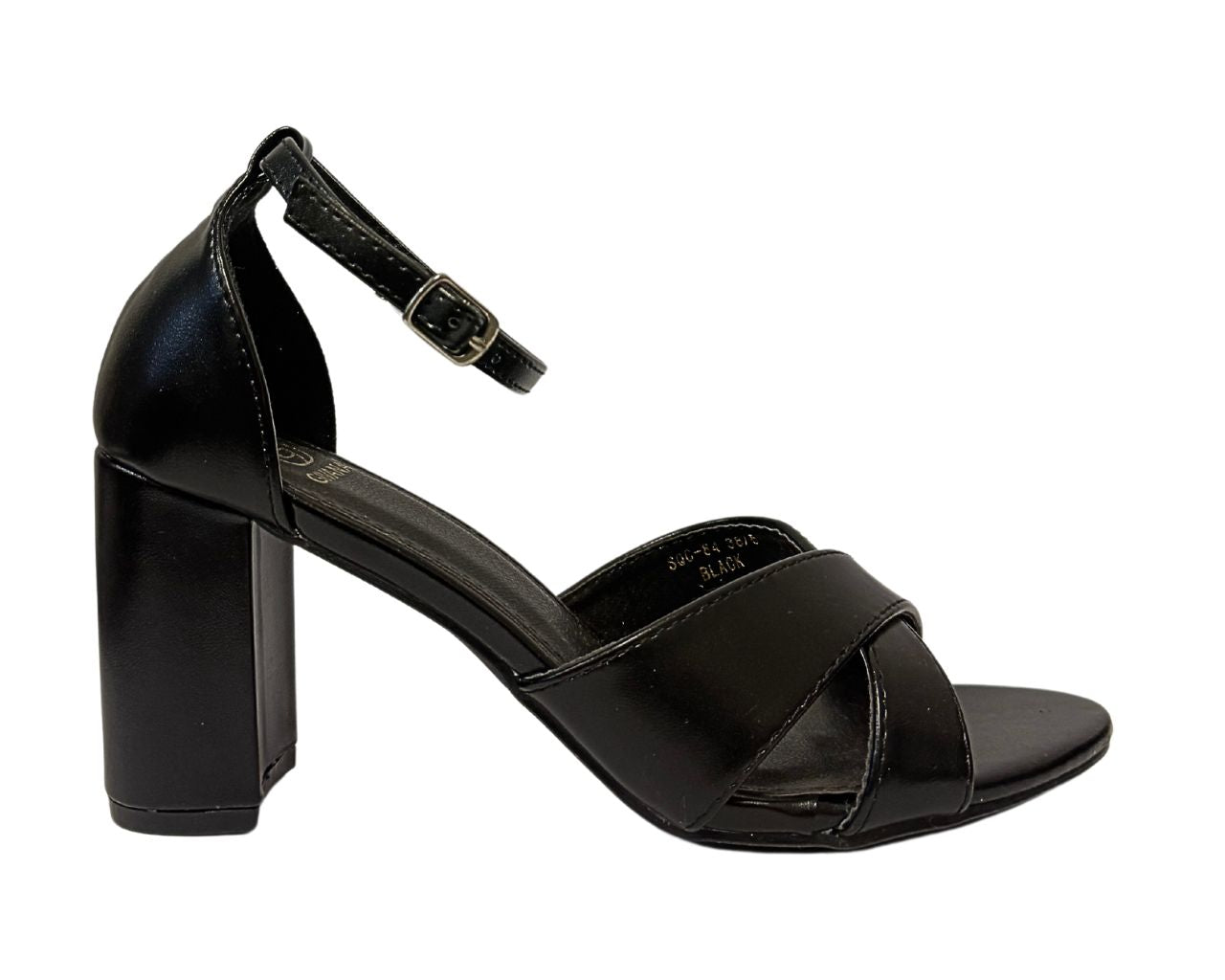 Women's Givana SQC-84 Block Heel Ankle Strap Heel