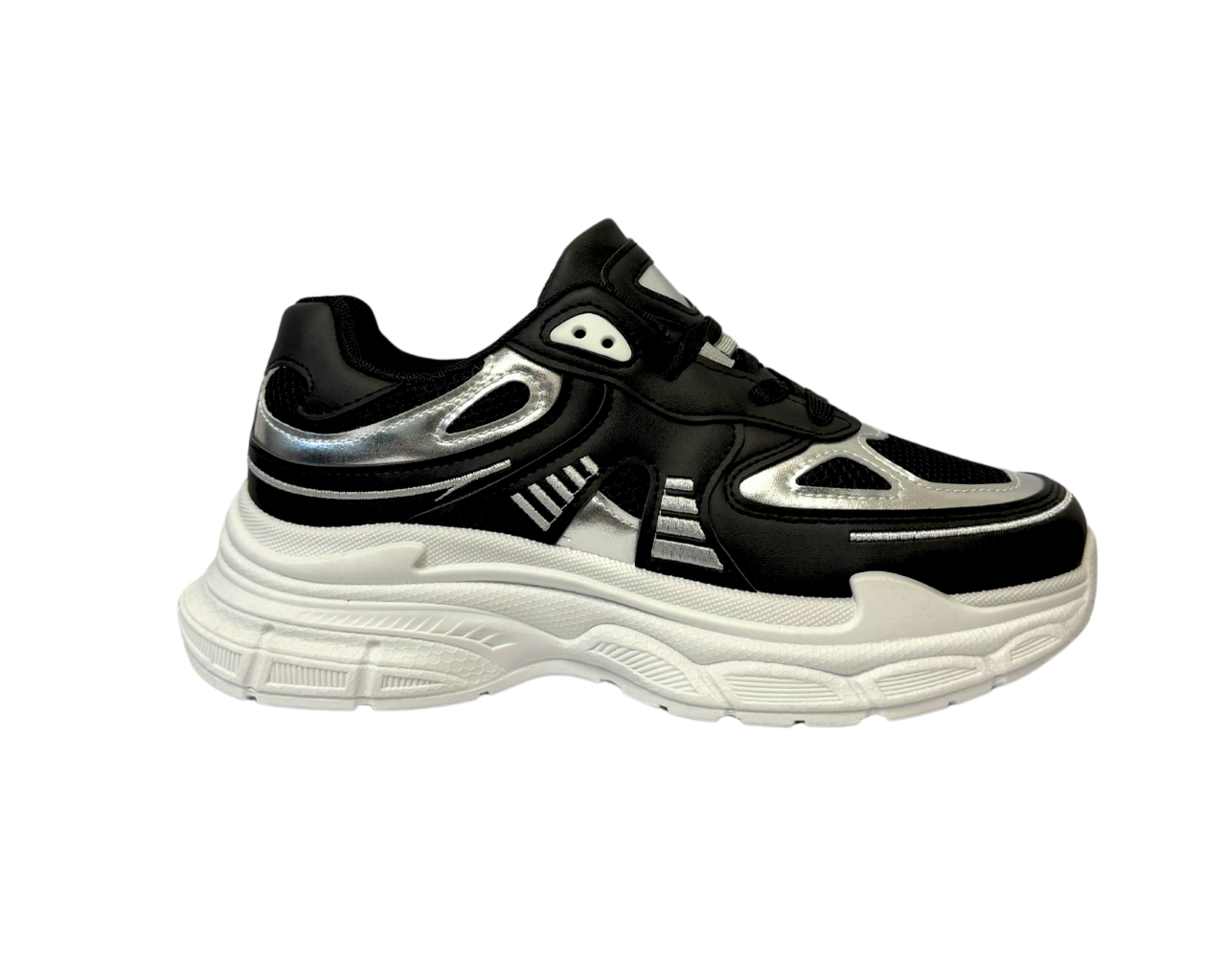 Women's Chunky Sole Lace Up Sports Trainers