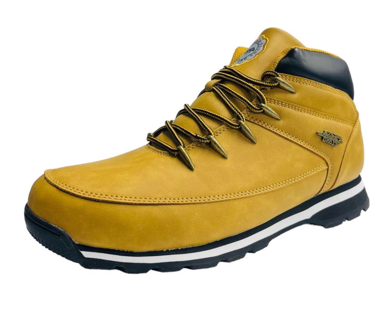 Men's Faux Leather Lace Up Hiking Boots