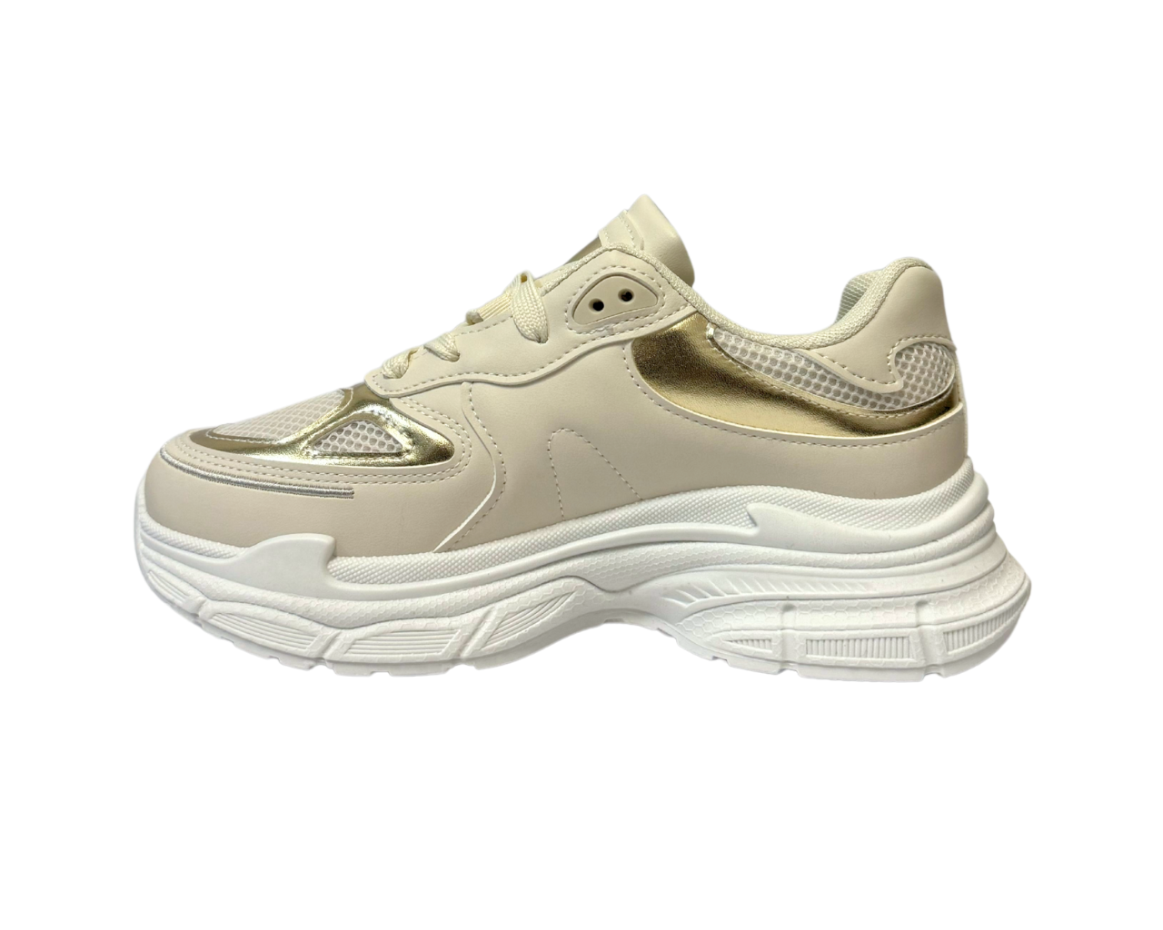 Women's Chunky Sole Lace Up Sports Trainers