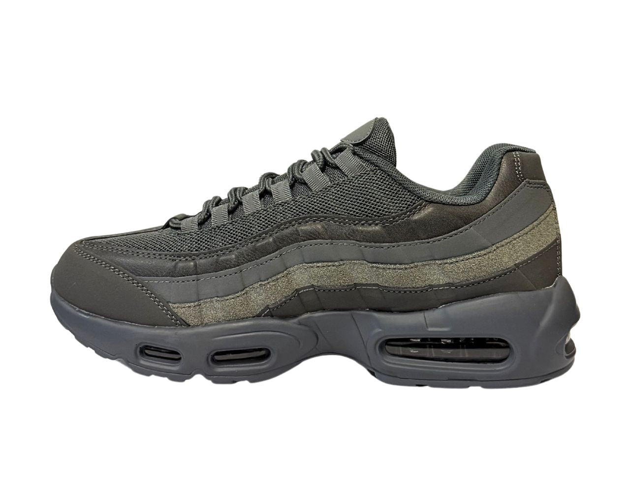 Men's Air Cushioned Sports Flexible Lace Up Trainers