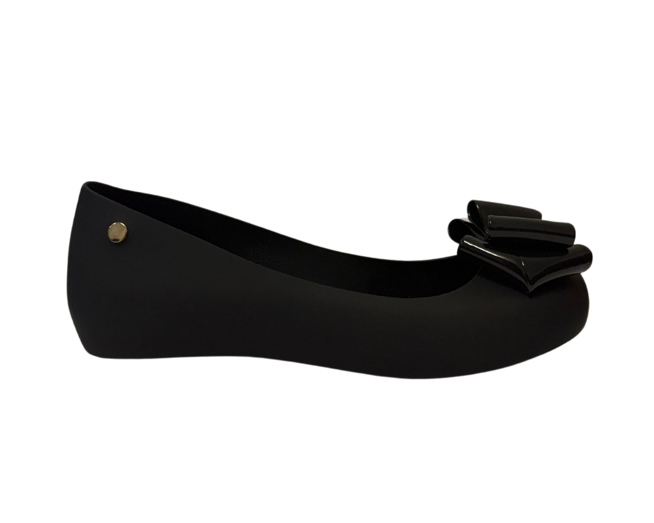 Women's Flat Bow Jelly Office Work School Slip On Comfy Ballerina Shoes