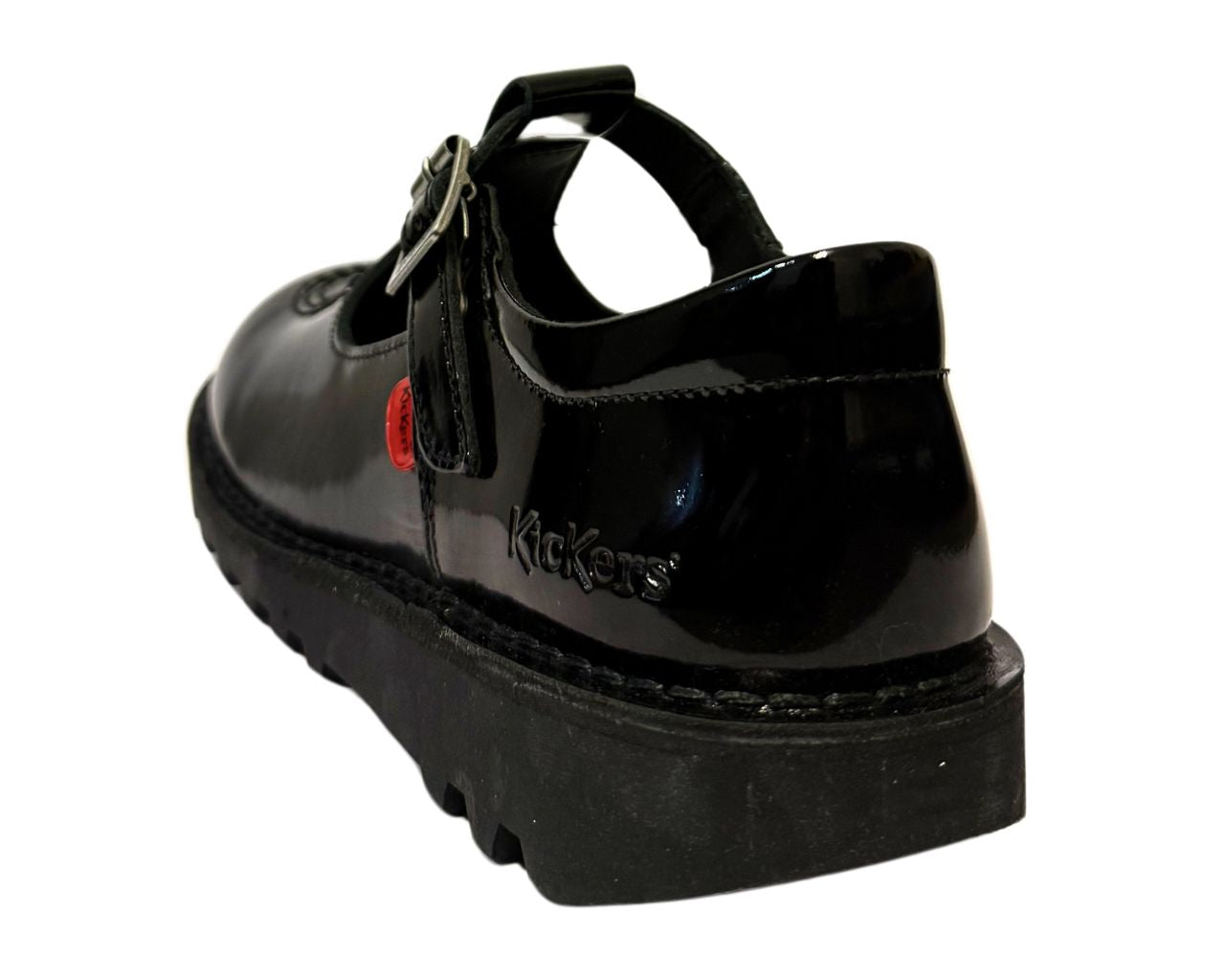 Kickers kick T Bar Patent Leather 112533 T BAR Shoes Black