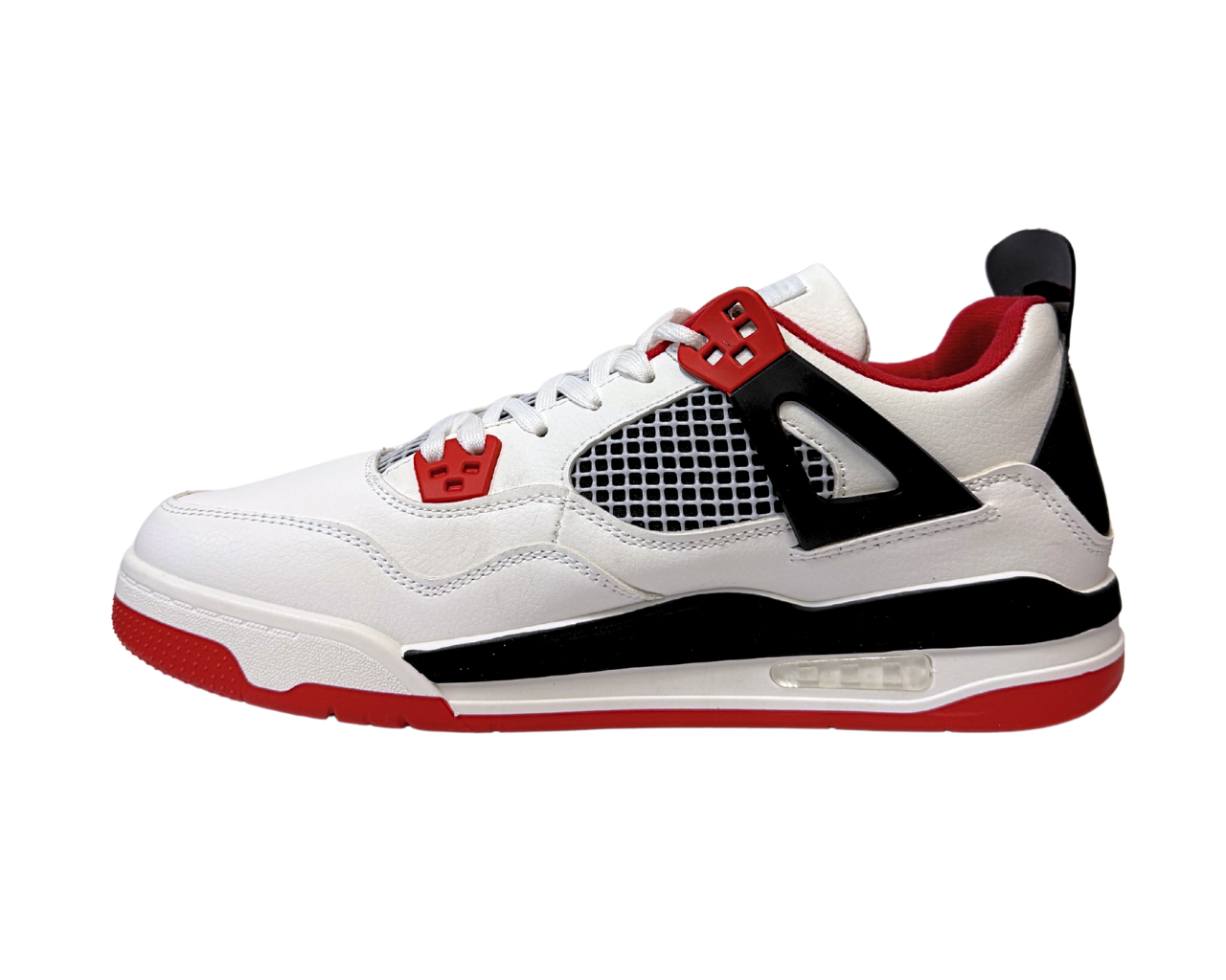 Men's Faux Leather Casual Lace Up Trainers