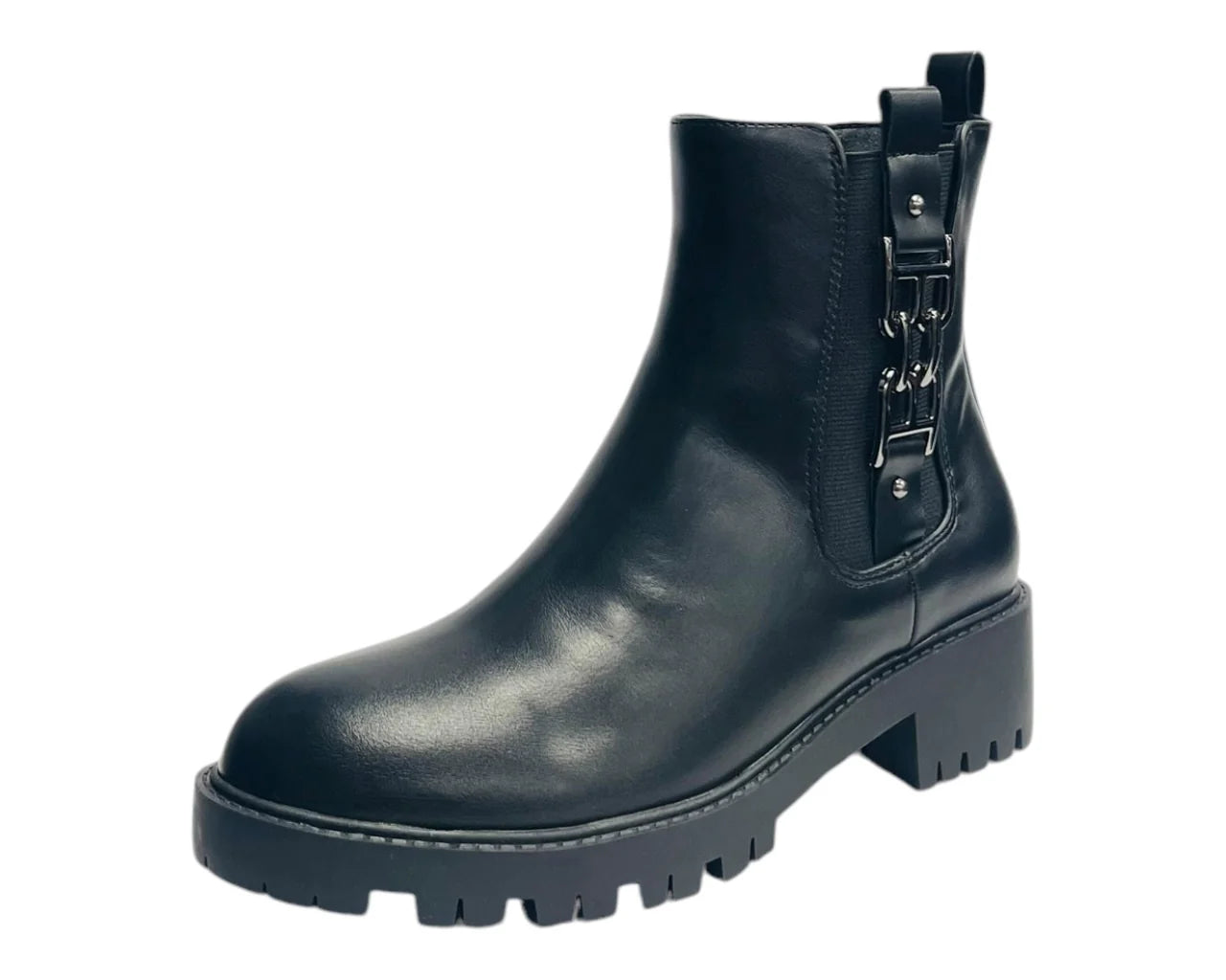 Women's Chunky Sole Zip Chelsea Ankle Boots