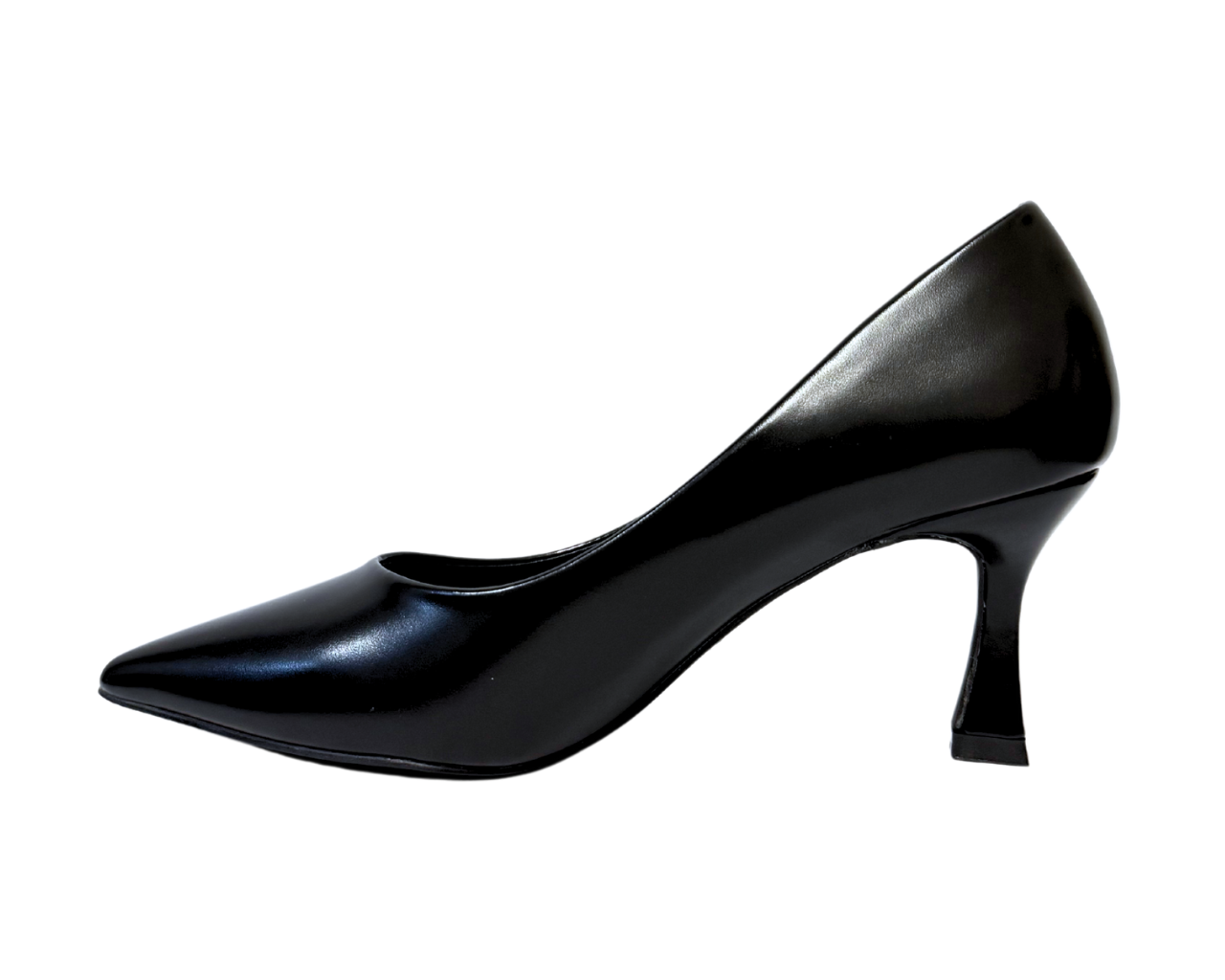 Women's Stiletto Heel Court Shoes in Faux Leather