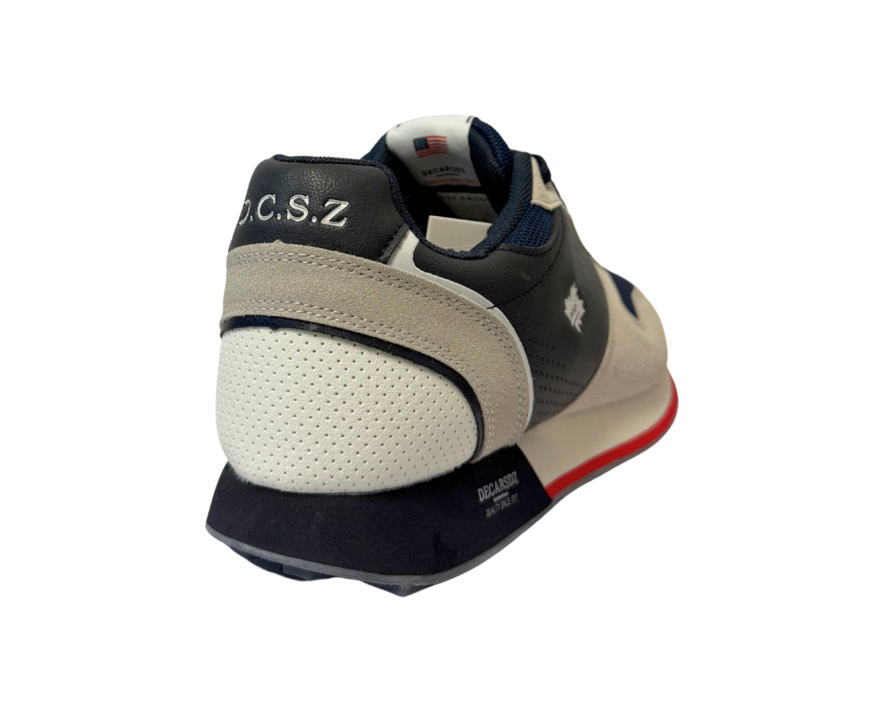 Men's Casual Faux Leather Lace Up Trainers