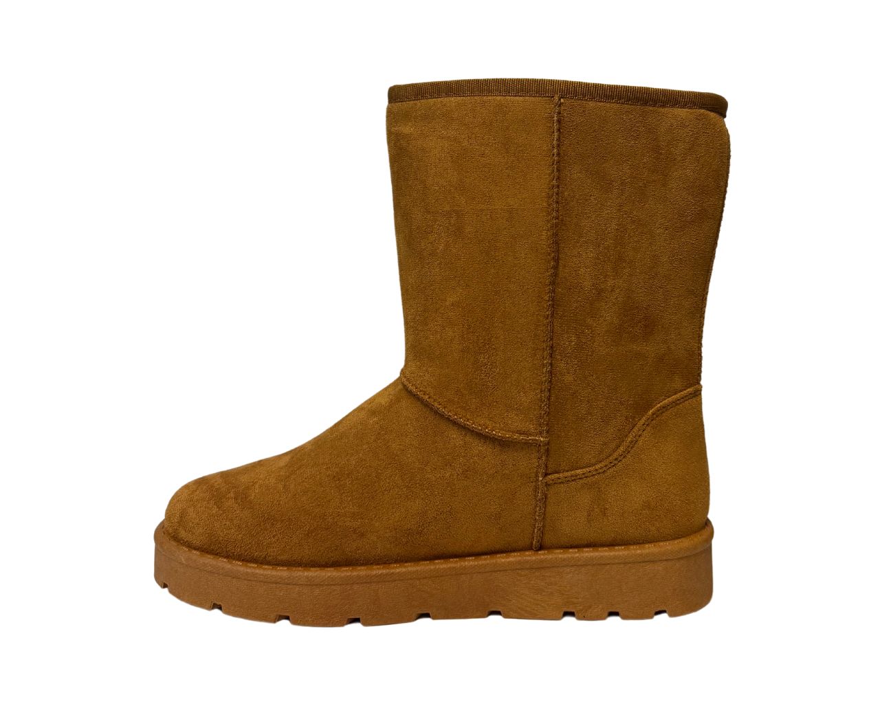 Women's Faux Suede Fur Platform Ankle Boots