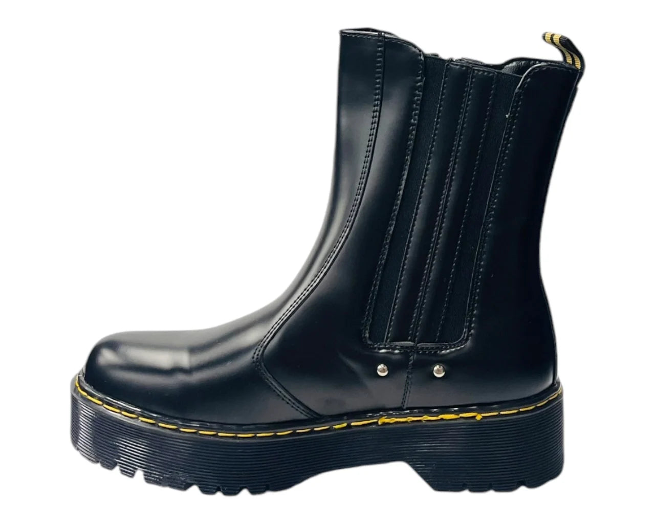 Women's Chunky Sole Zip Chelsea Ankle Boots