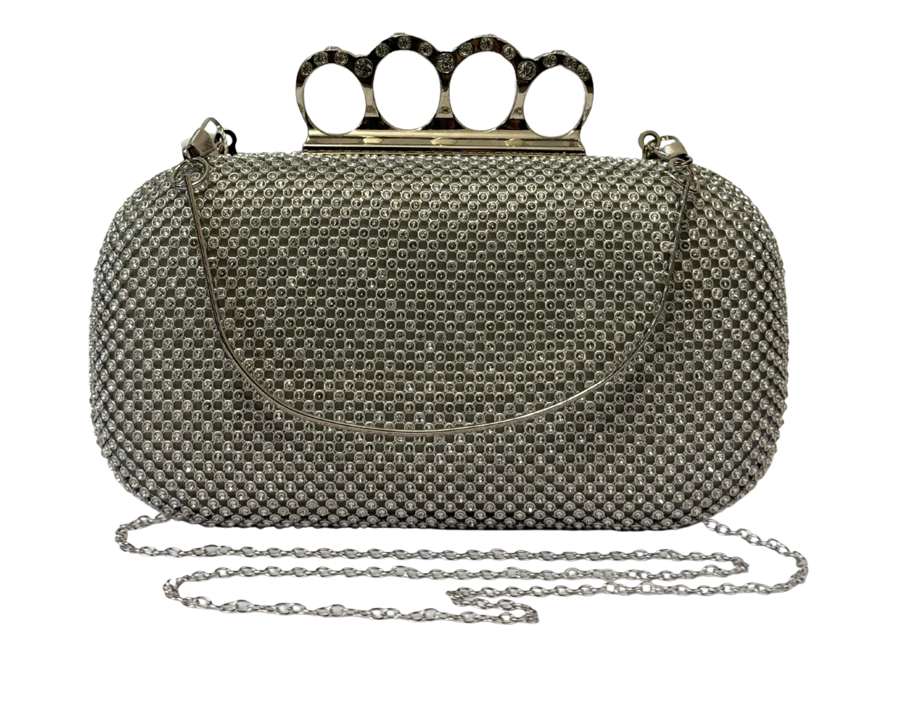 Women Girls Diamante Glitter Clutch Hand Bag