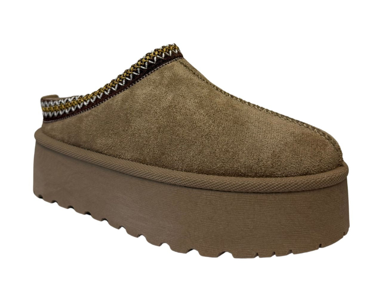 Women's Fold Over Faux Fur Lining Platform Ankle Boots