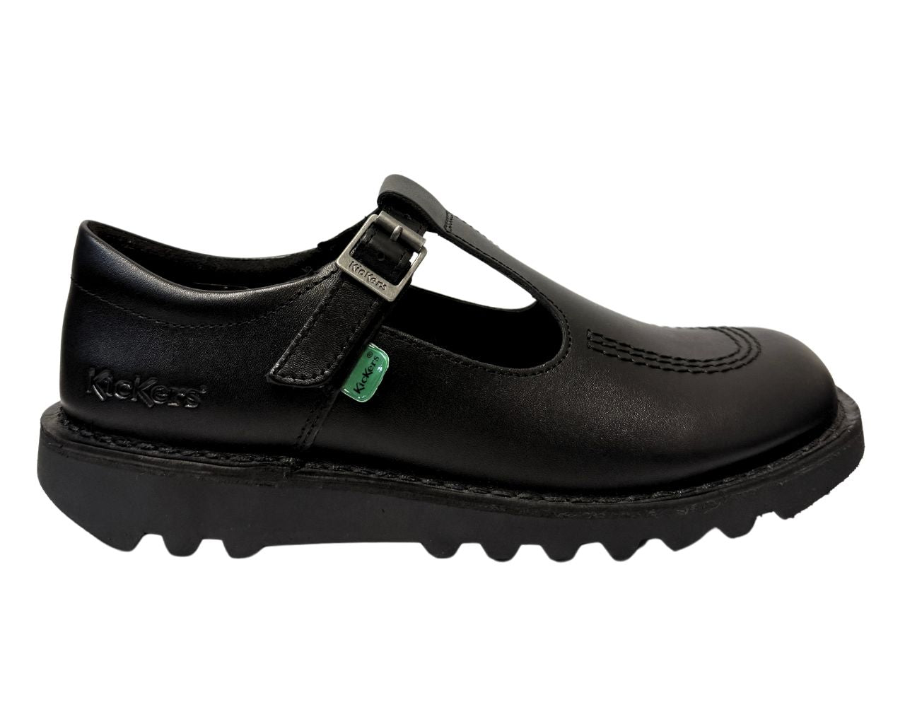 Kickers kick T Bar YF Leather 1002 T BAR Shoes Black