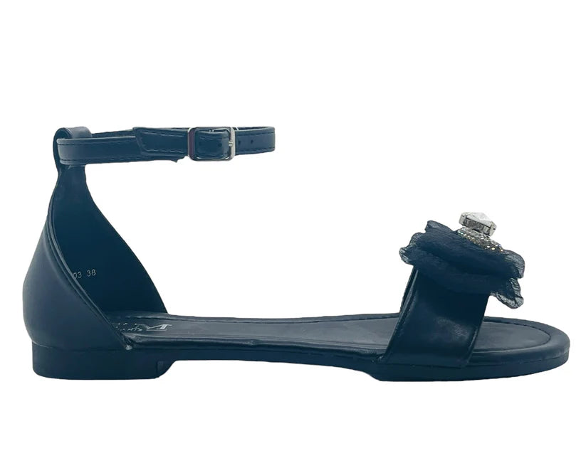 Women's Smart Flat Jewelled Comfy Sliders