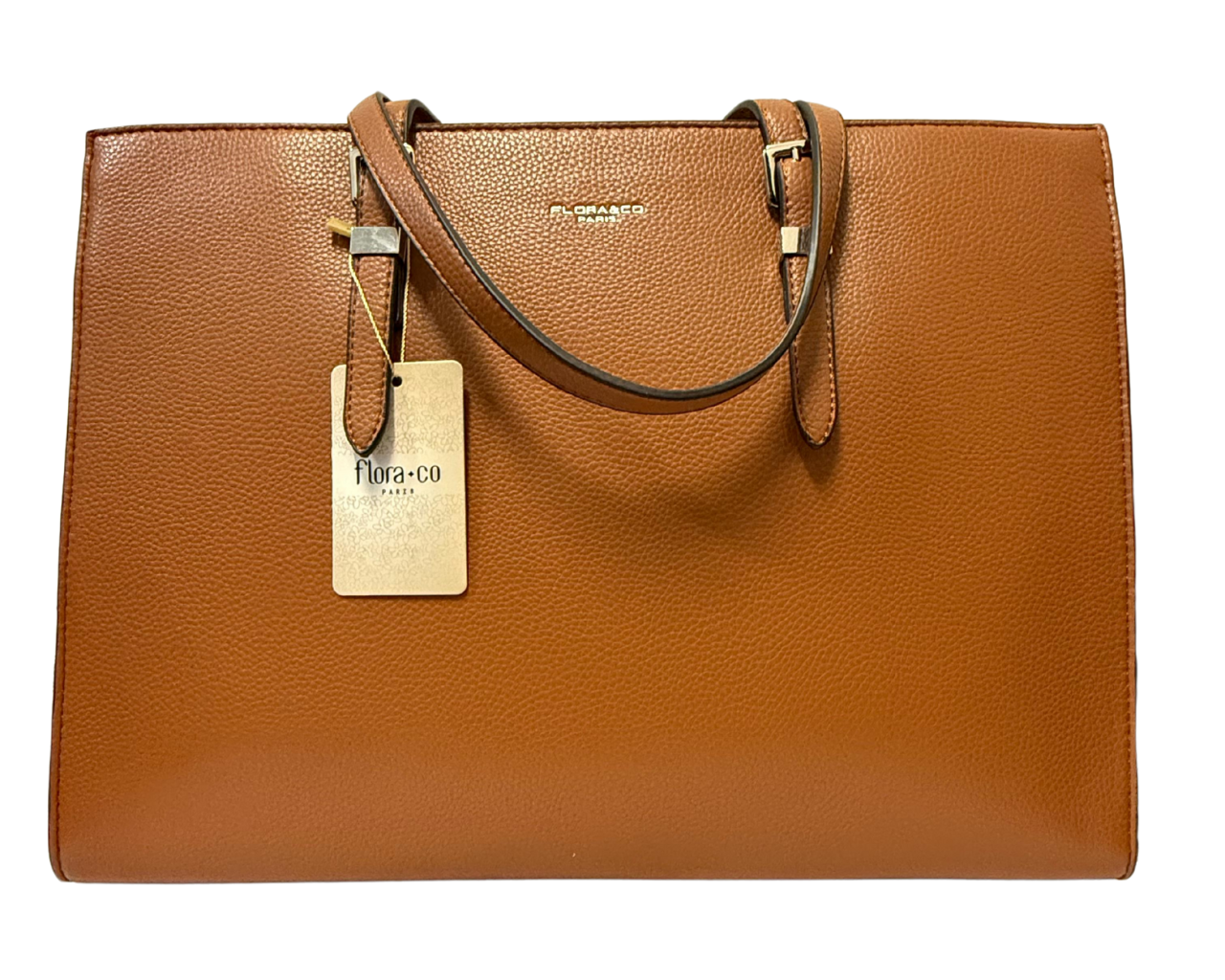 Women's Faux leather Shoulder bag with pompom and scarf