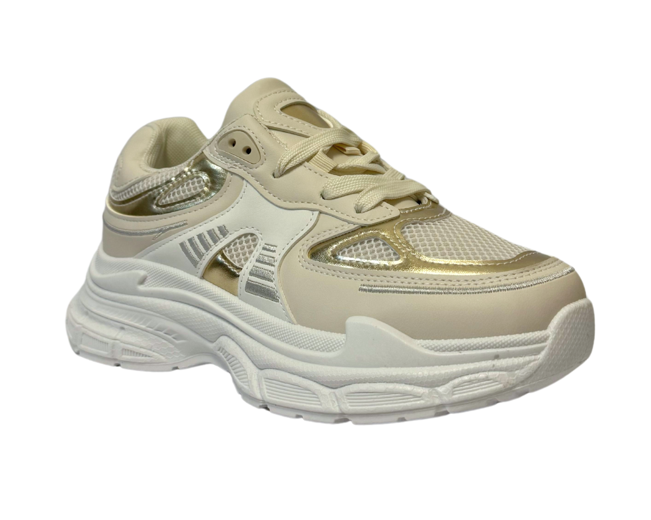 Women's Chunky Sole Lace Up Sports Trainers