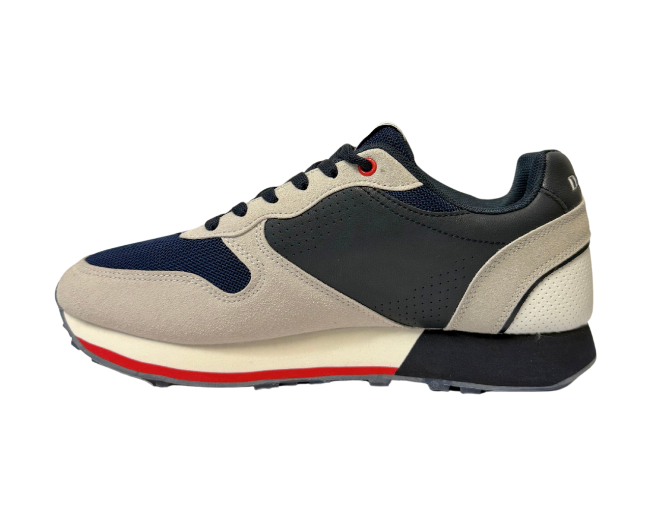 Men's Casual Faux Leather Lace Up Trainers