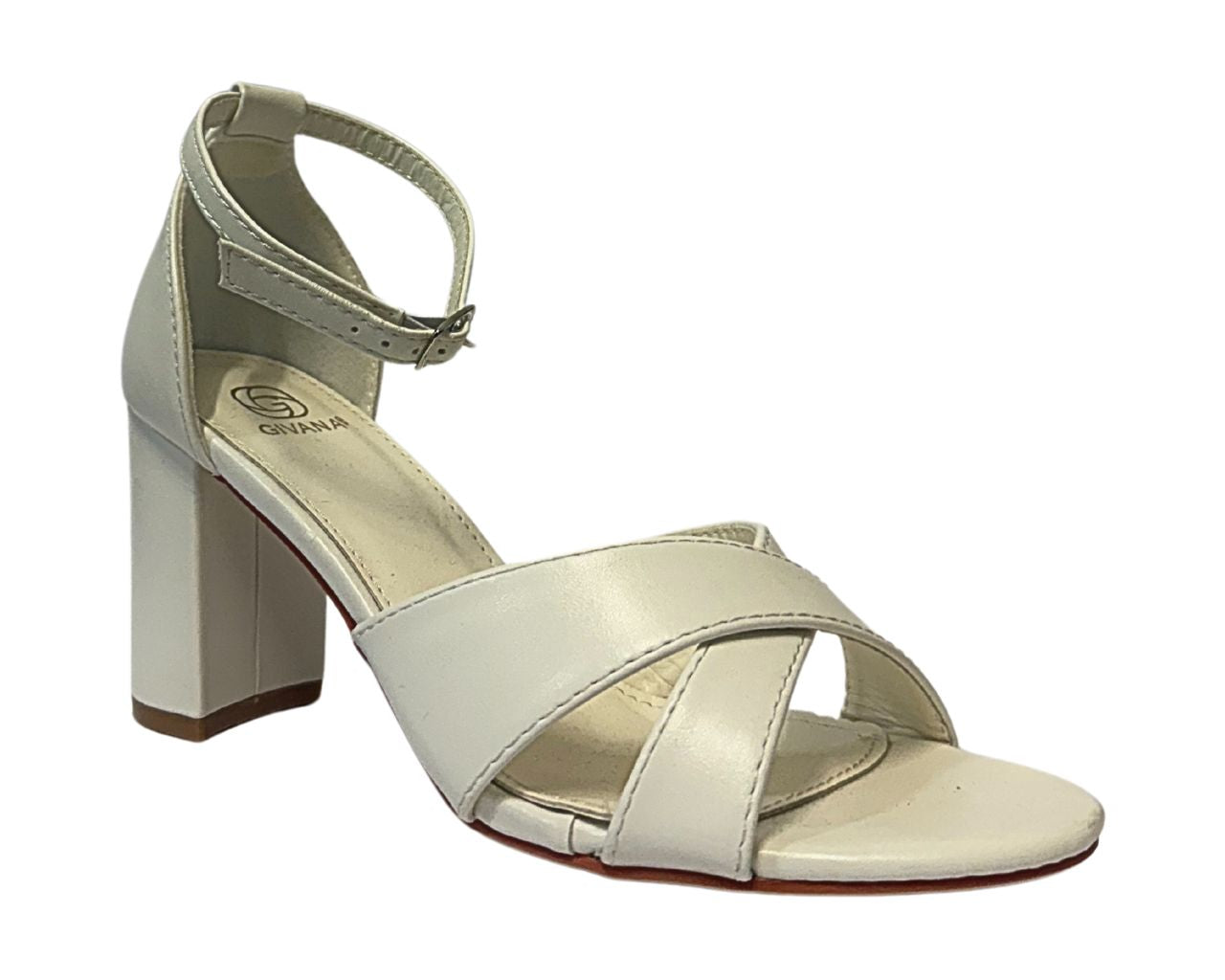 Women's Givana SQC-84 Block Heel Ankle Strap Heel