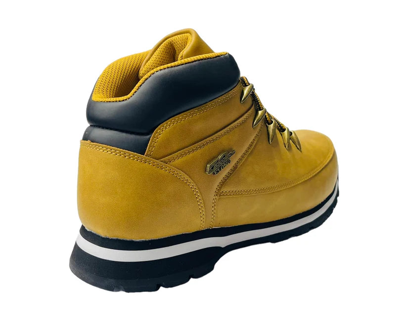 Men's Faux Leather Lace Up Hiking Boots