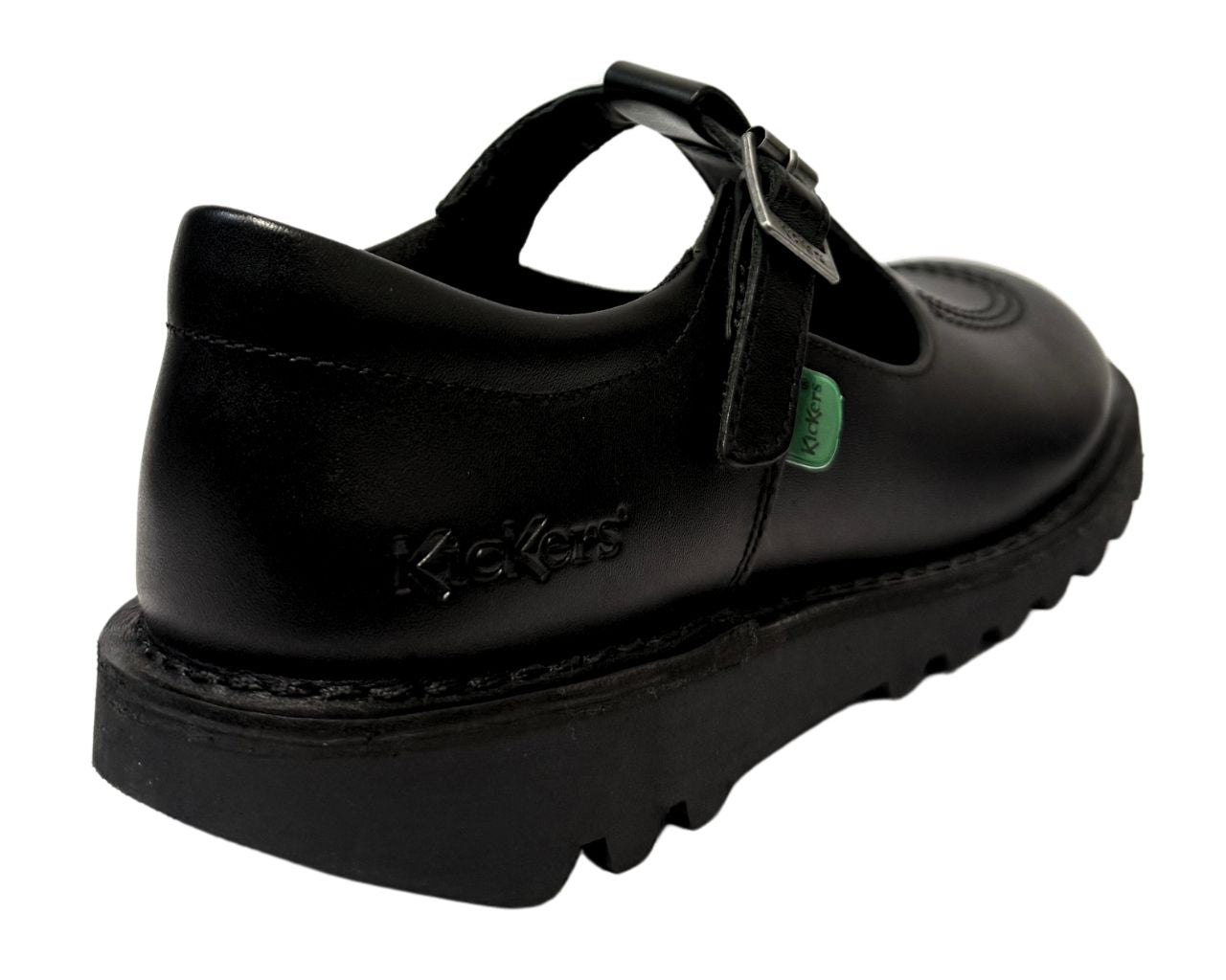 Kickers kick T Bar YF Leather 1002 T BAR Shoes Black