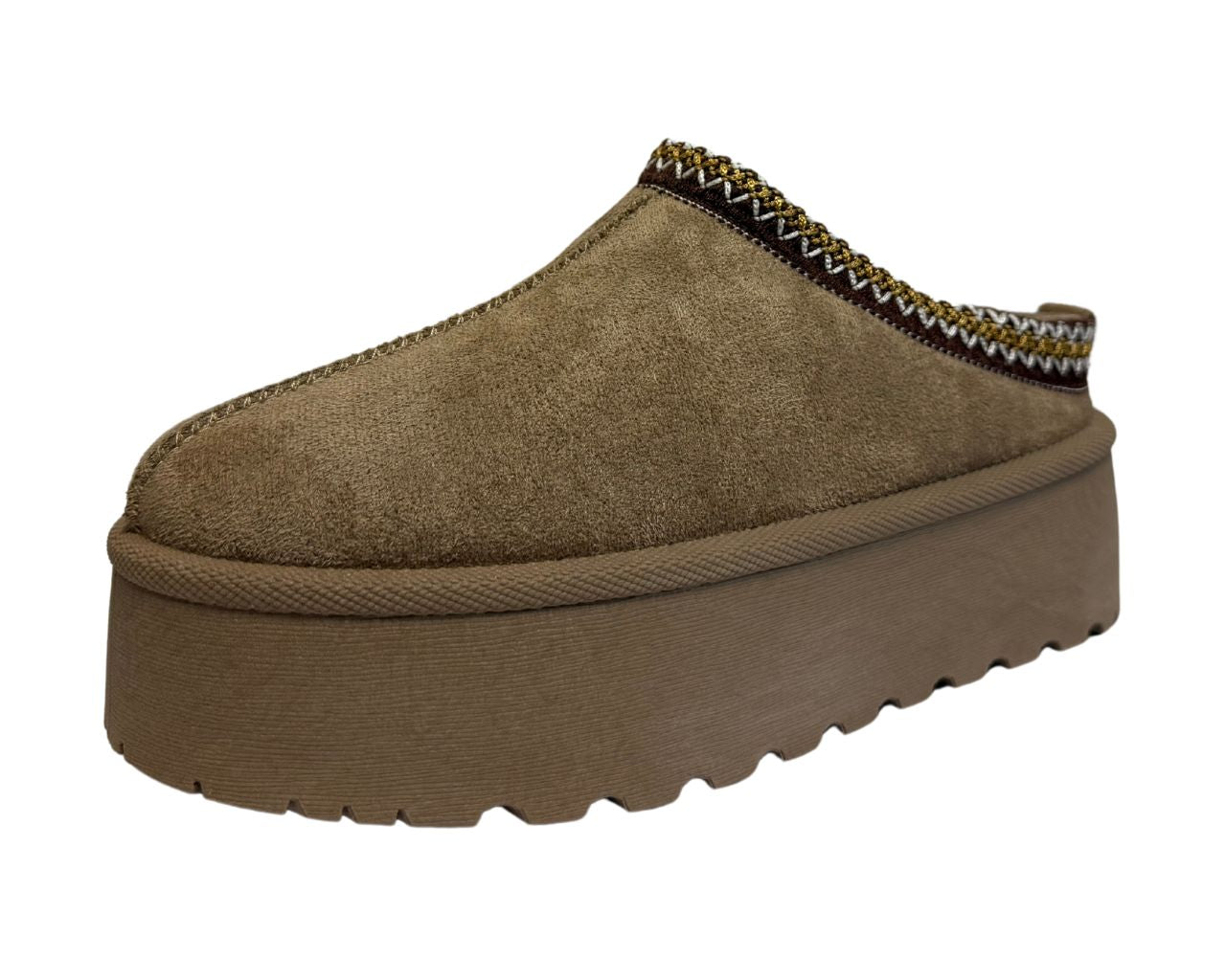Women's Fold Over Faux Fur Lining Platform Ankle Boots
